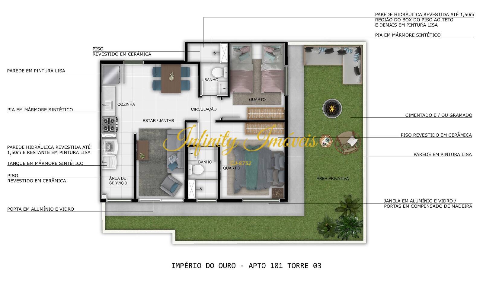 Apartamento, 2 quartos, 47 m² - Foto 27