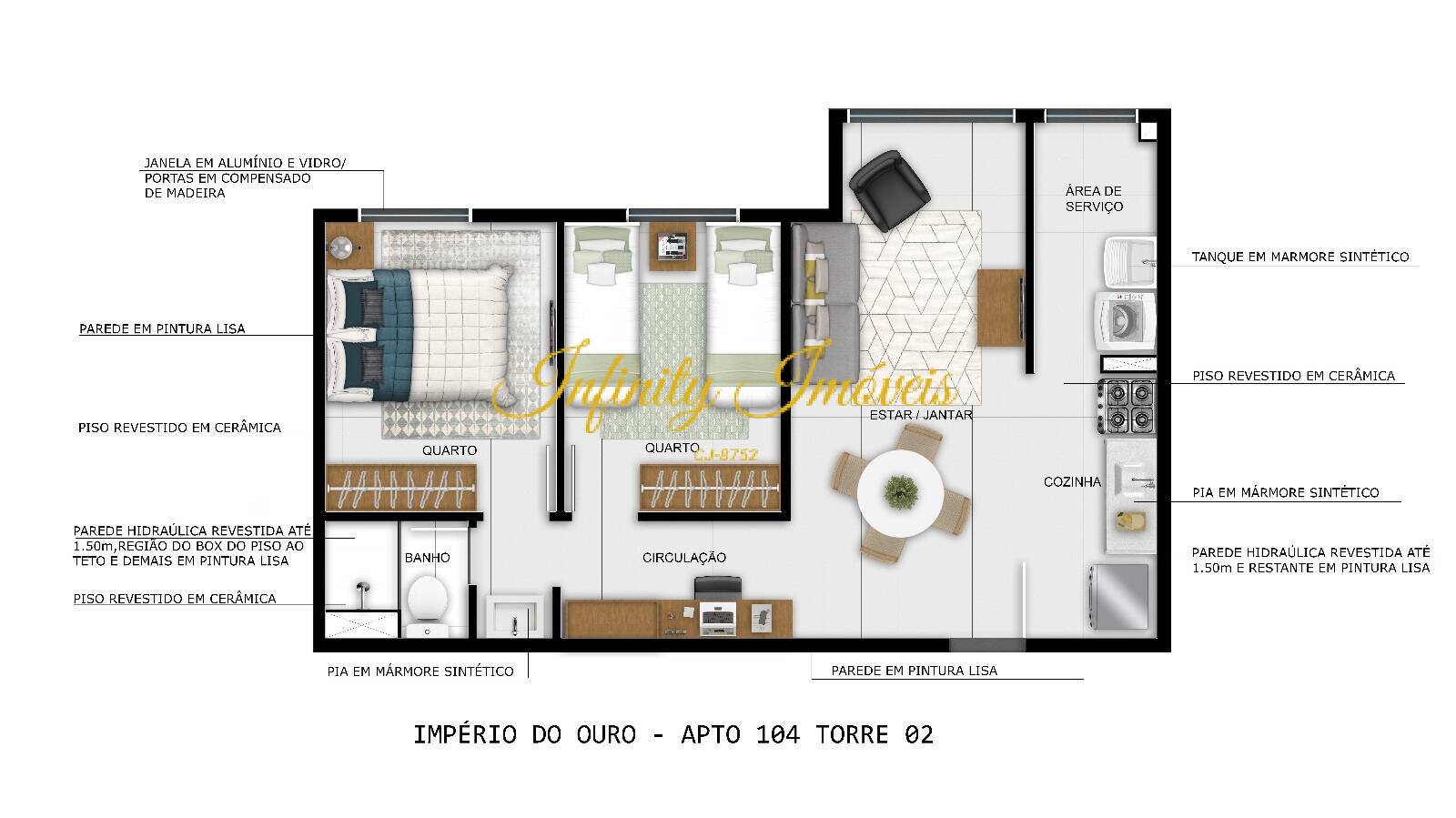 Apartamento, 2 quartos, 47 m² - Foto 26