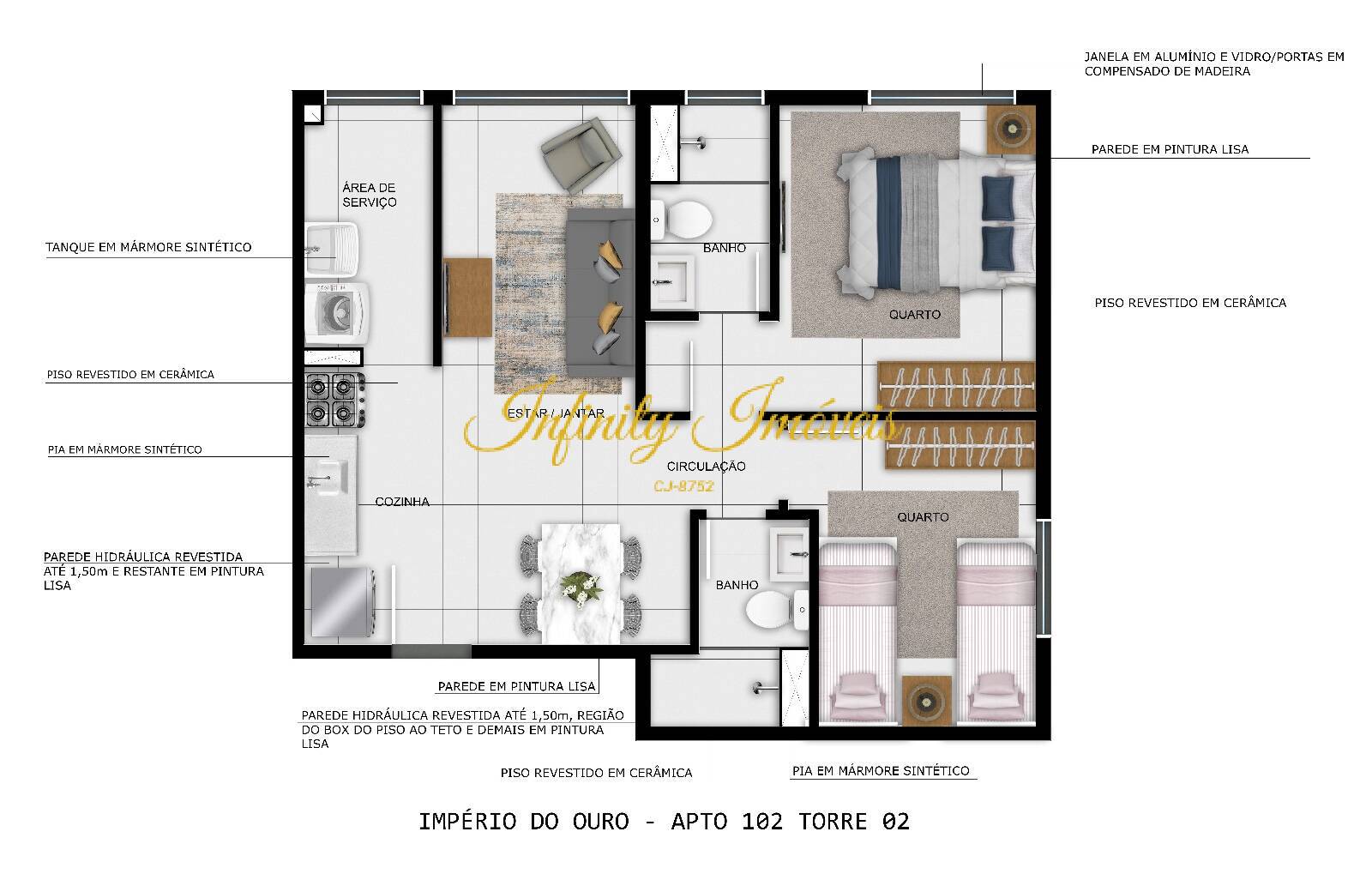 Apartamento, 2 quartos, 47 m² - Foto 25