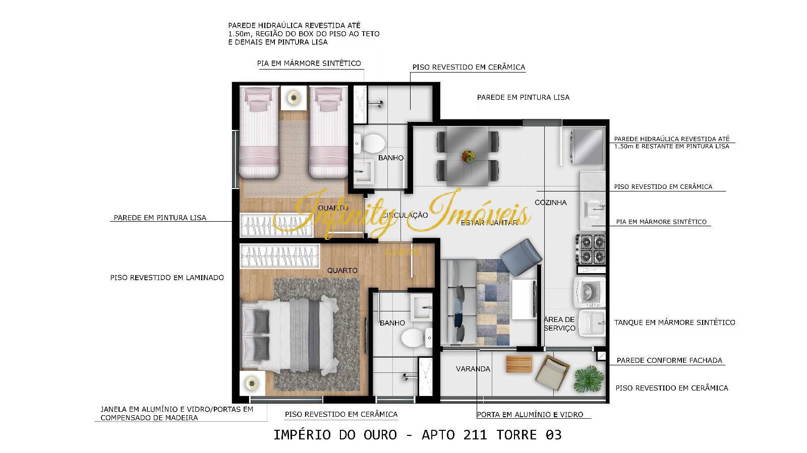 Apartamento, 2 quartos, 47 m² - Foto 23