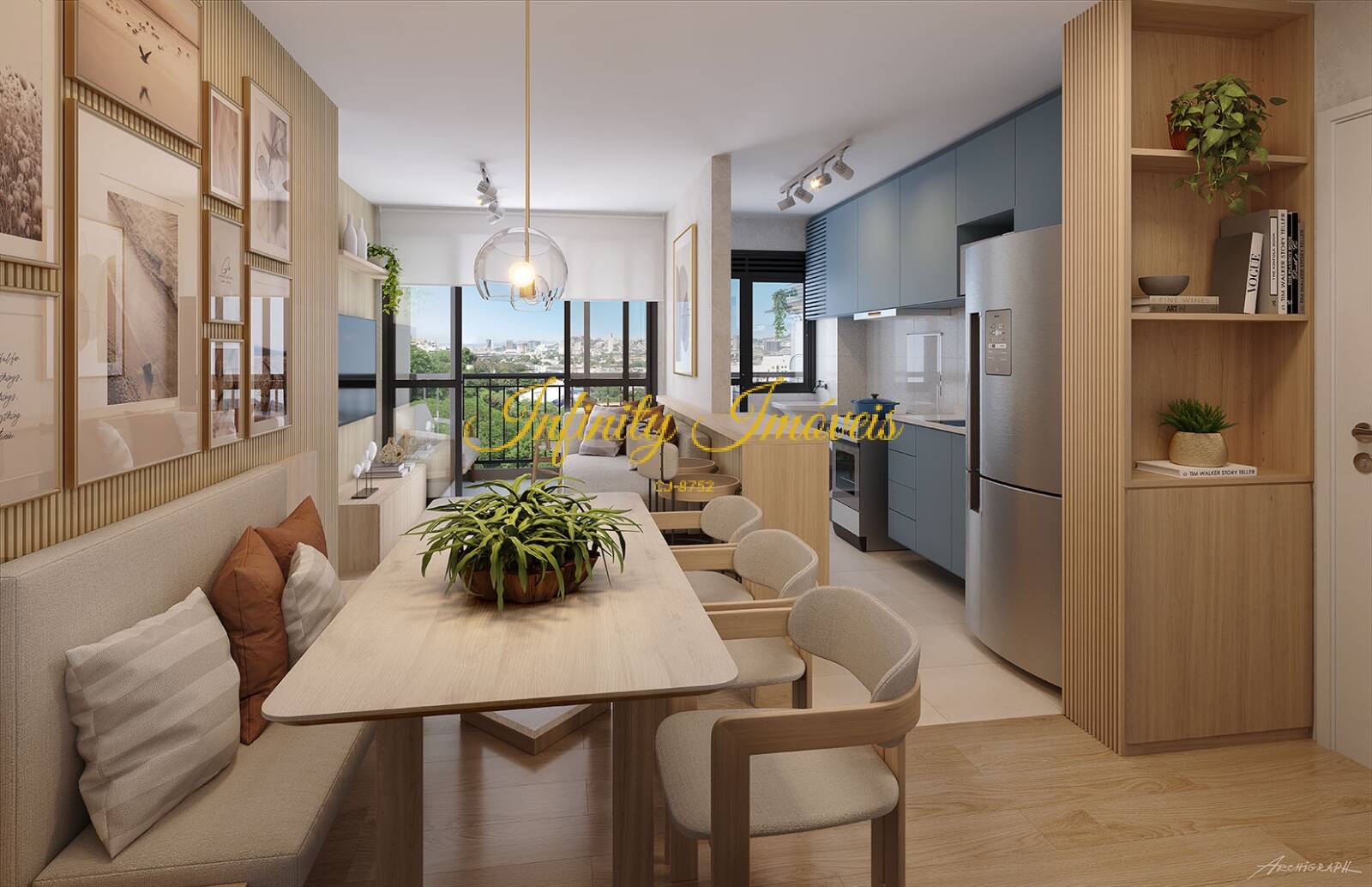 Apartamento, 3 quartos, 61 m² - Foto 2
