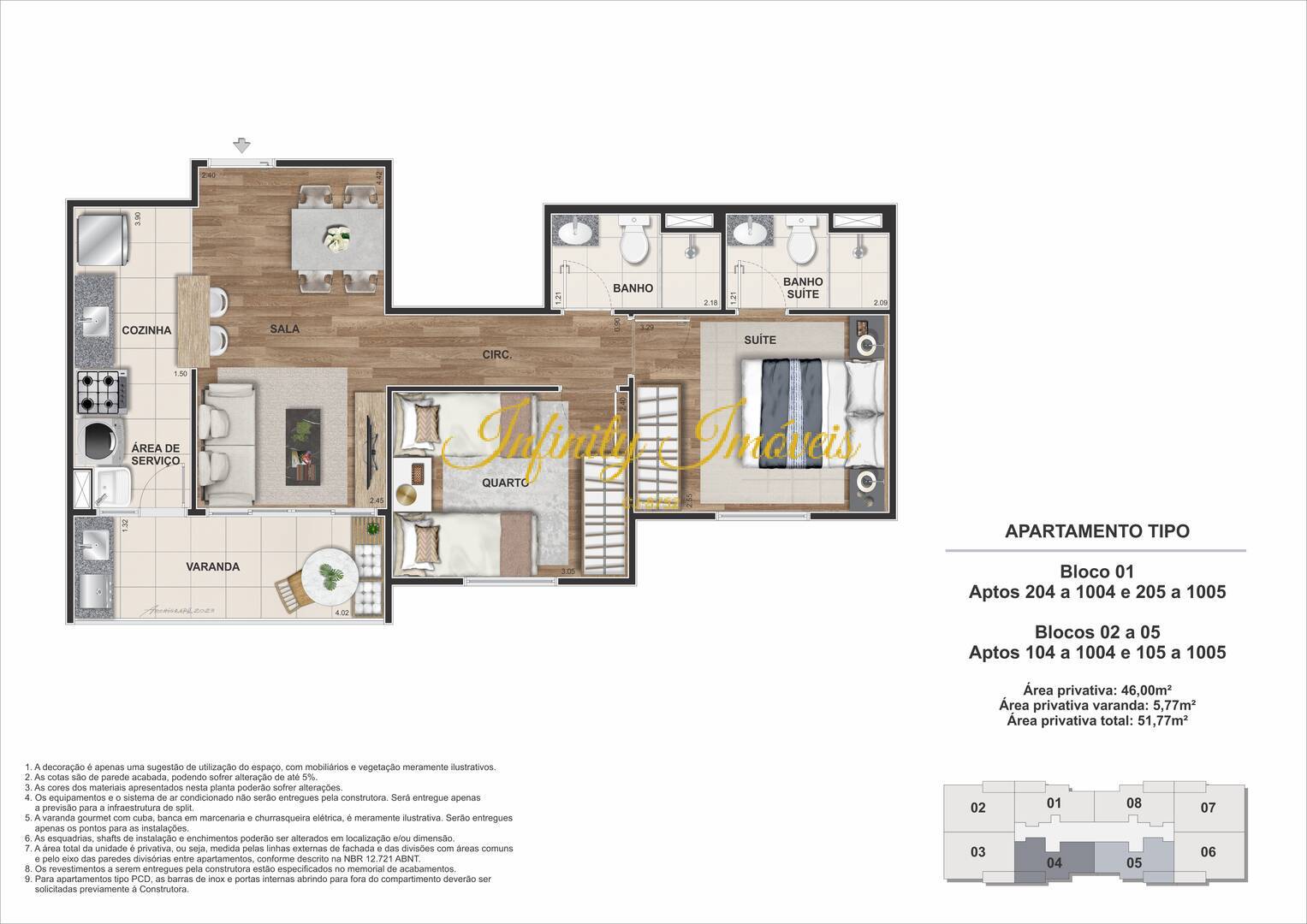 Apartamento, 3 quartos, 61 m² - Foto 31