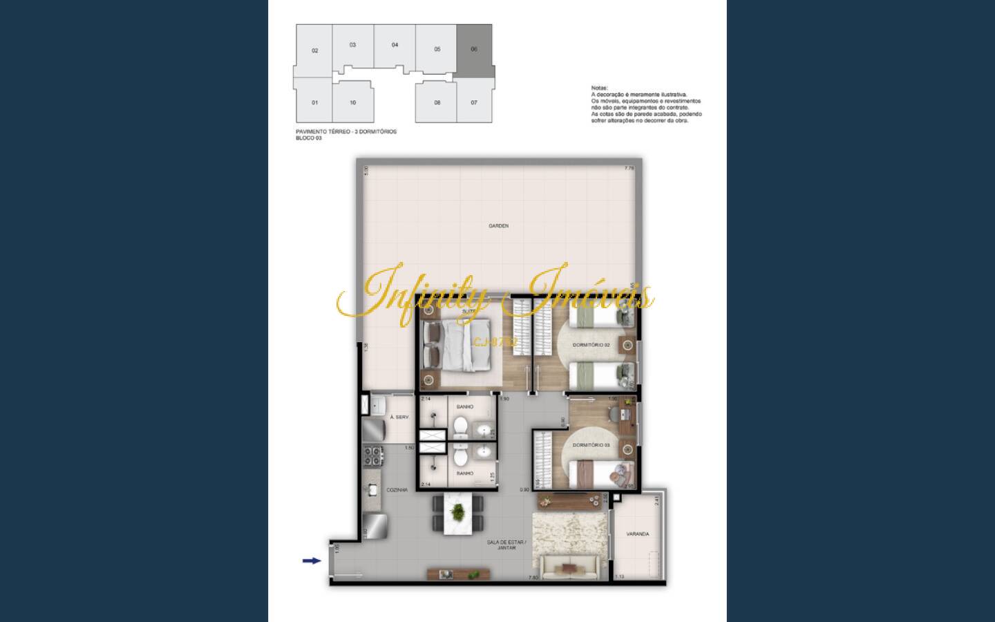 Cobertura, 3 quartos, 136 m² - Foto 37