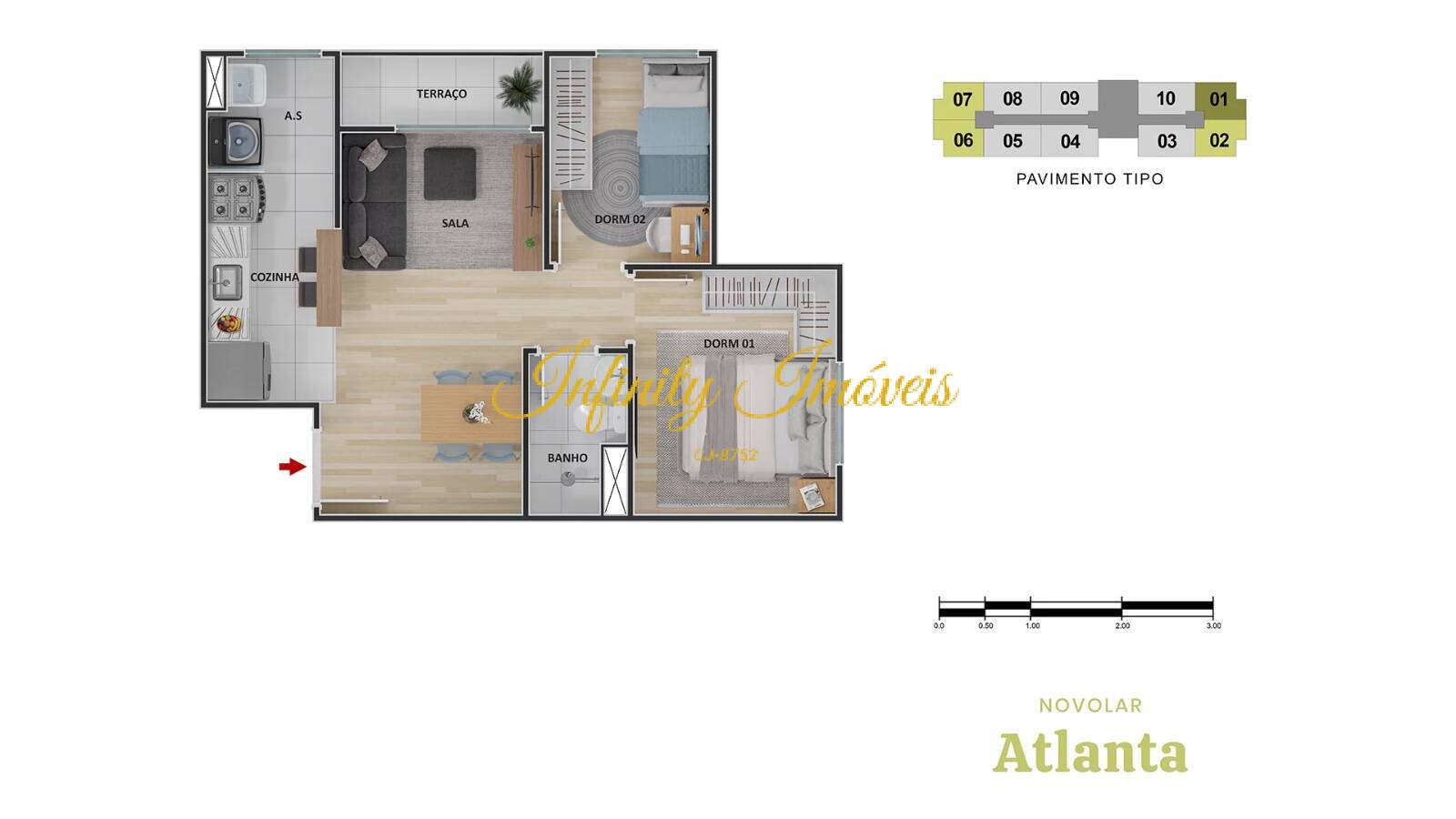 Apartamento, 2 quartos, 51 m² - Foto 30