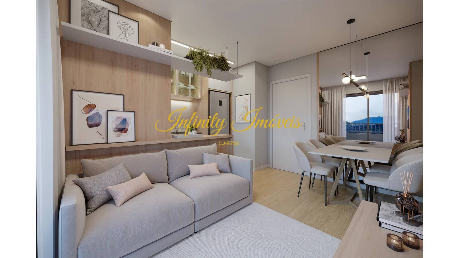 Apartamento, 2 quartos, 53 m² - Foto 2