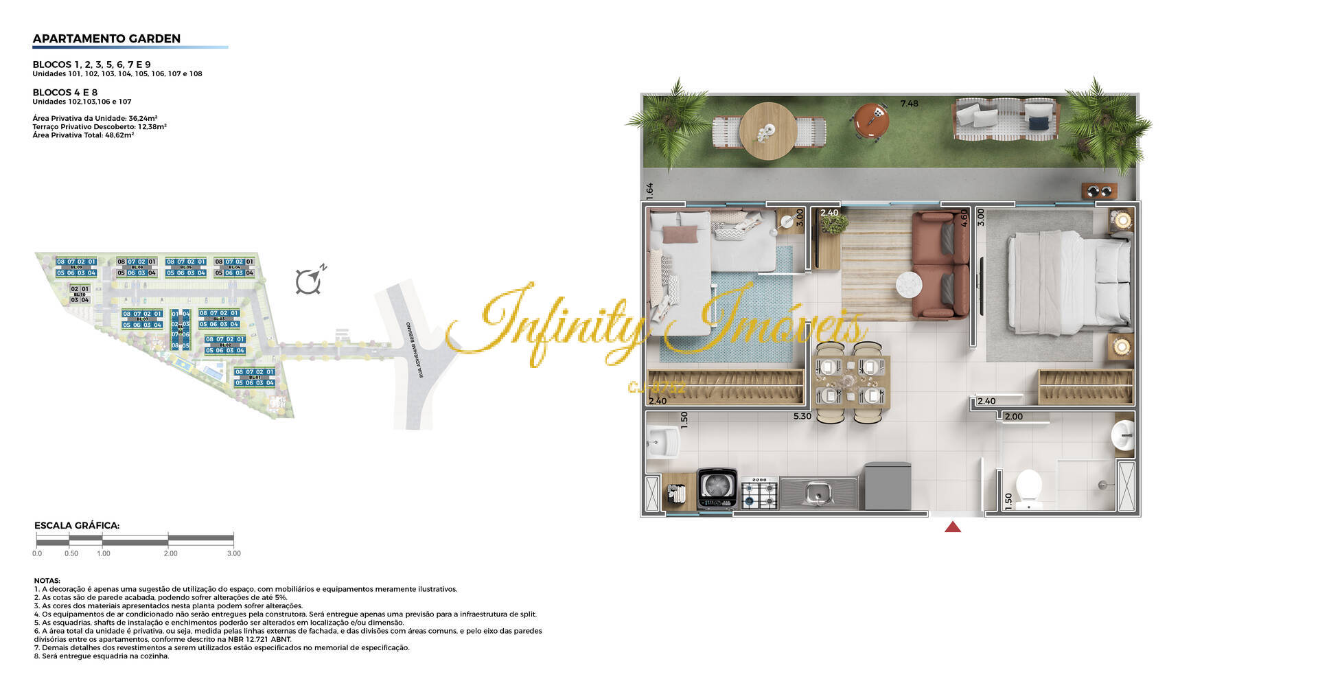 Apartamento, 2 quartos, 48 m² - Foto 23