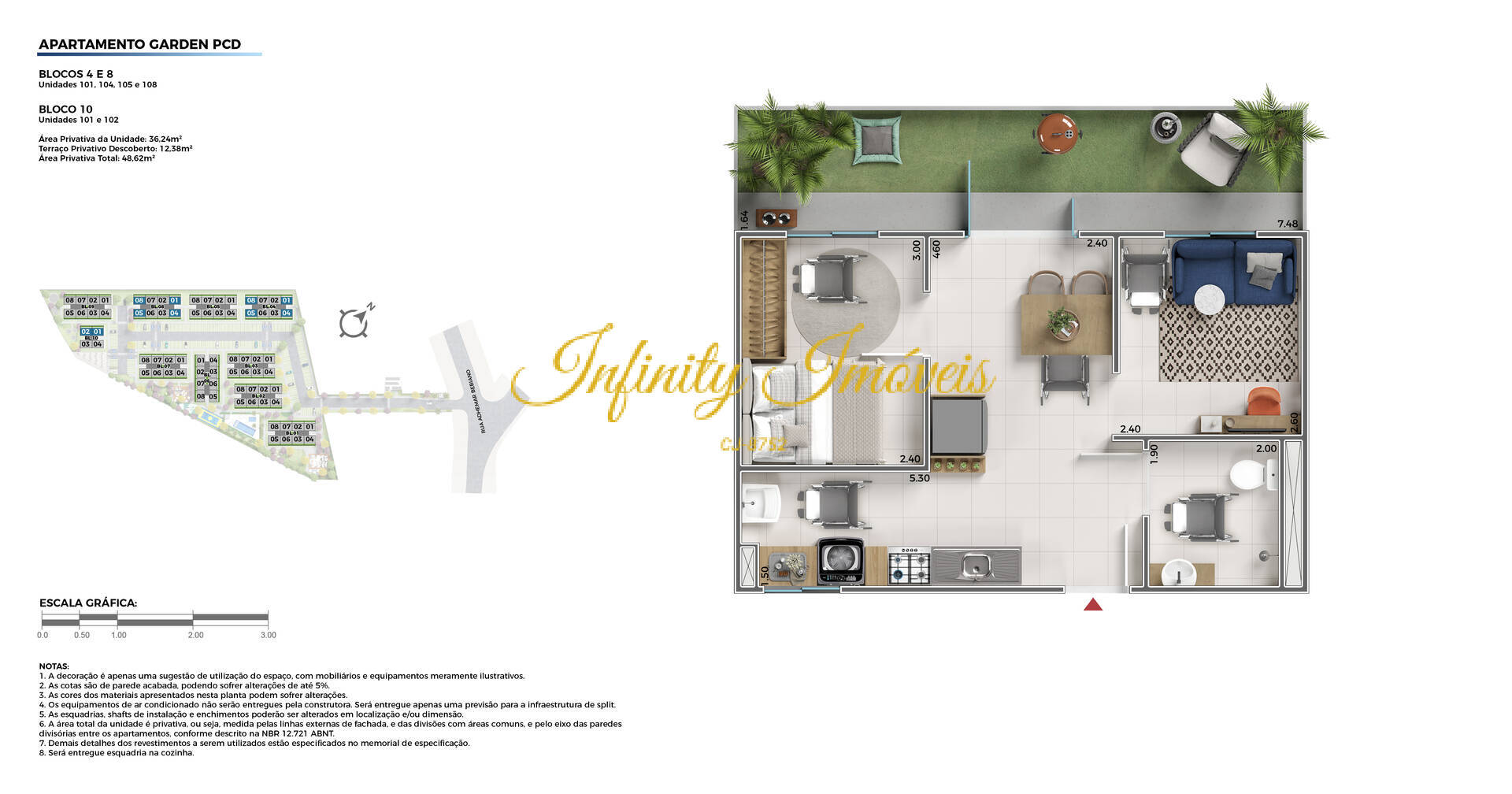 Apartamento, 2 quartos, 48 m² - Foto 24