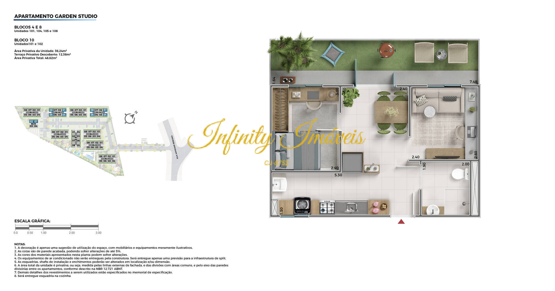 Apartamento, 2 quartos, 48 m² - Foto 25