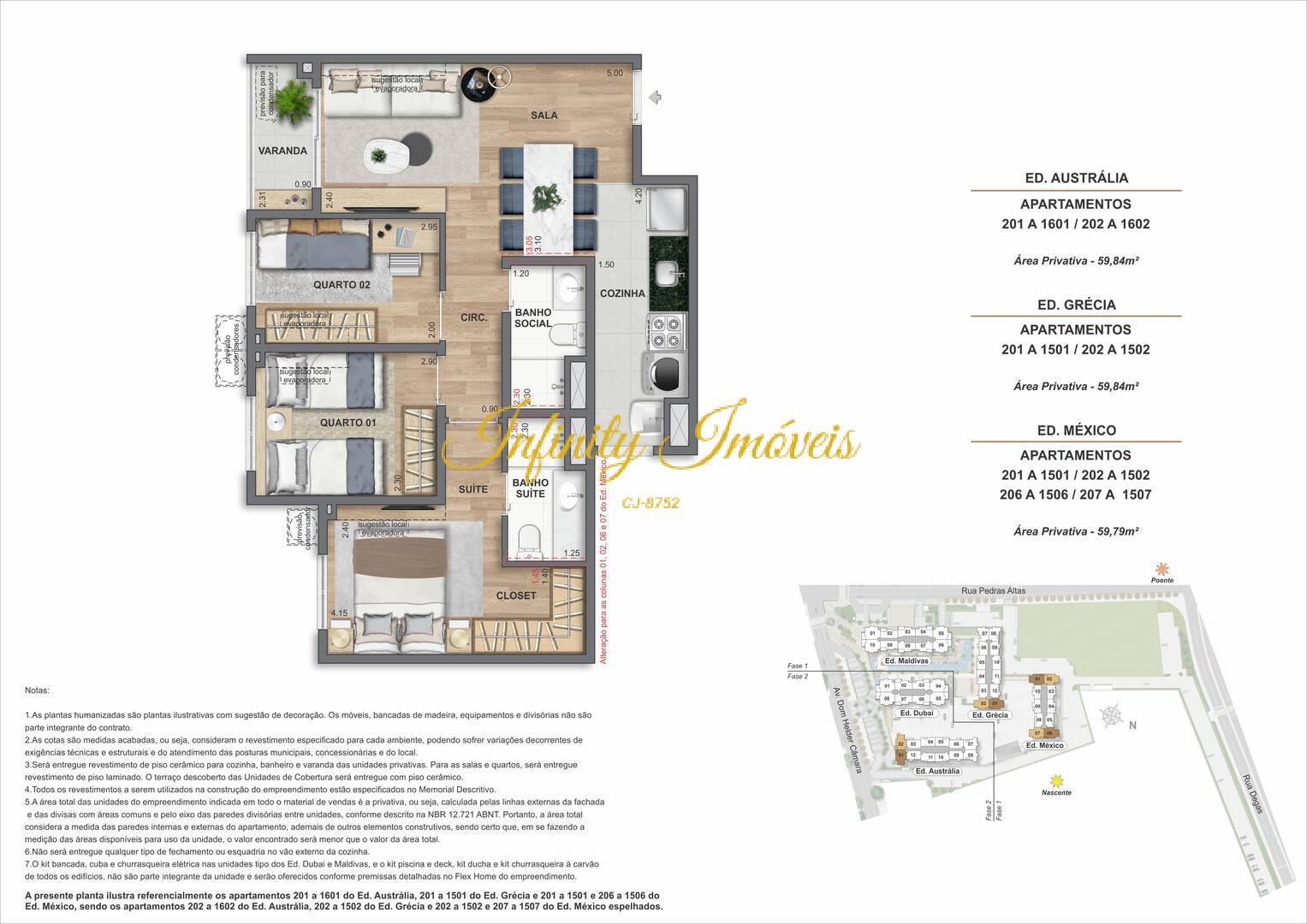 Apartamento, 2 quartos, 47 m² - Foto 56