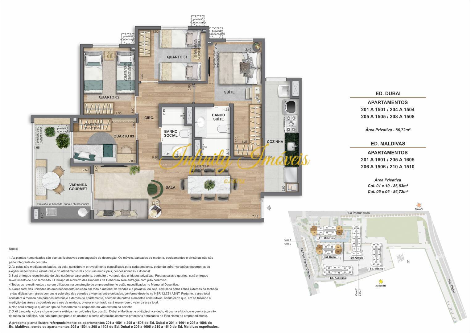 Apartamento, 3 quartos, 59 m² - Foto 57