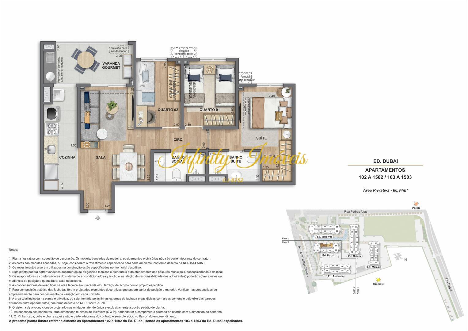 Apartamento, 3 quartos, 59 m² - Foto 59