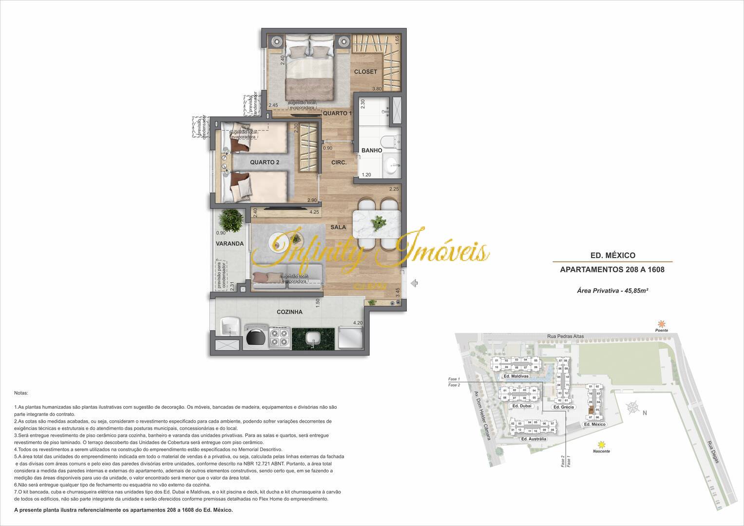 Apartamento, 3 quartos, 59 m² - Foto 63