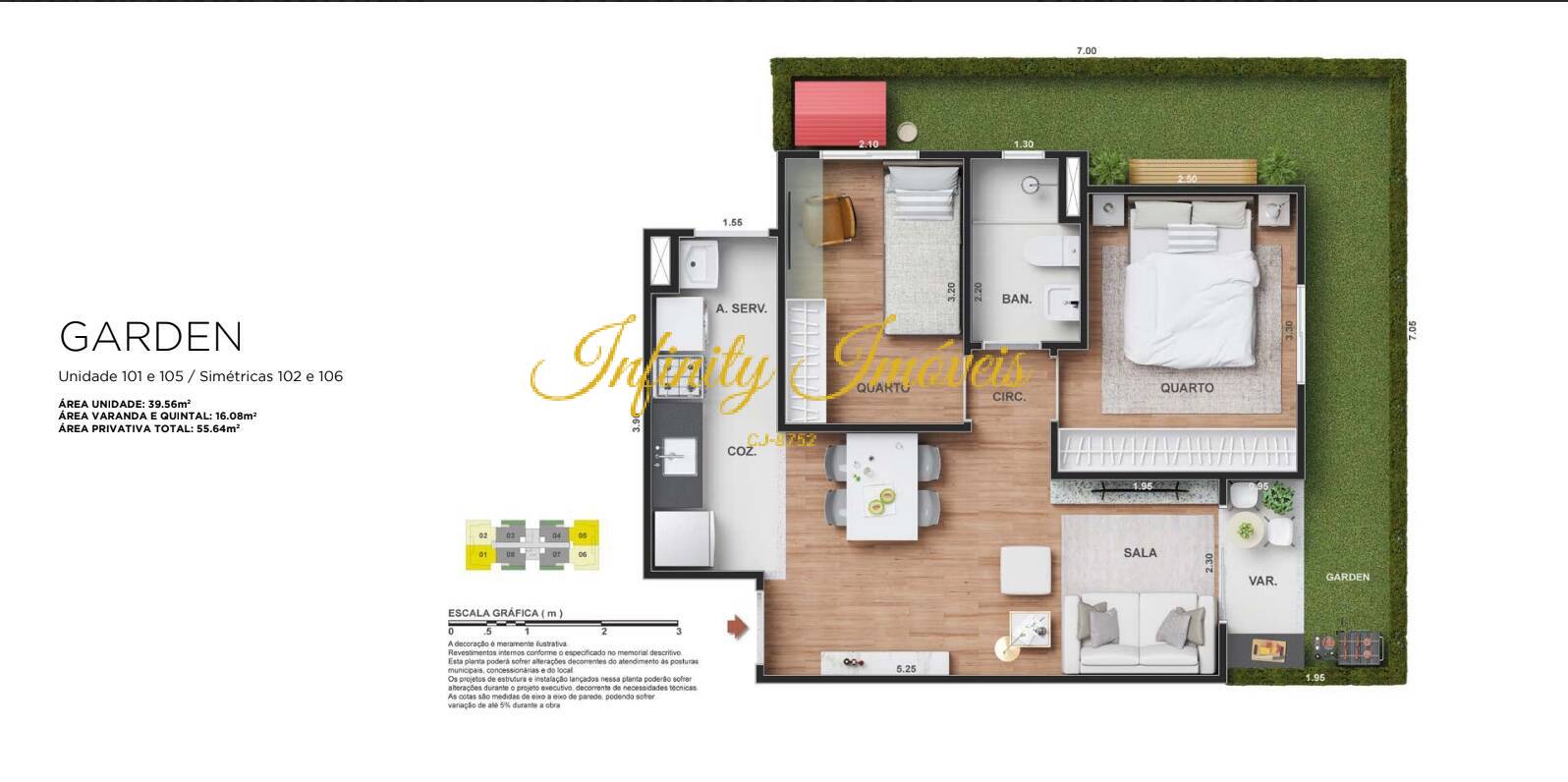 Apartamento, 2 quartos, 48 m² - Foto 12