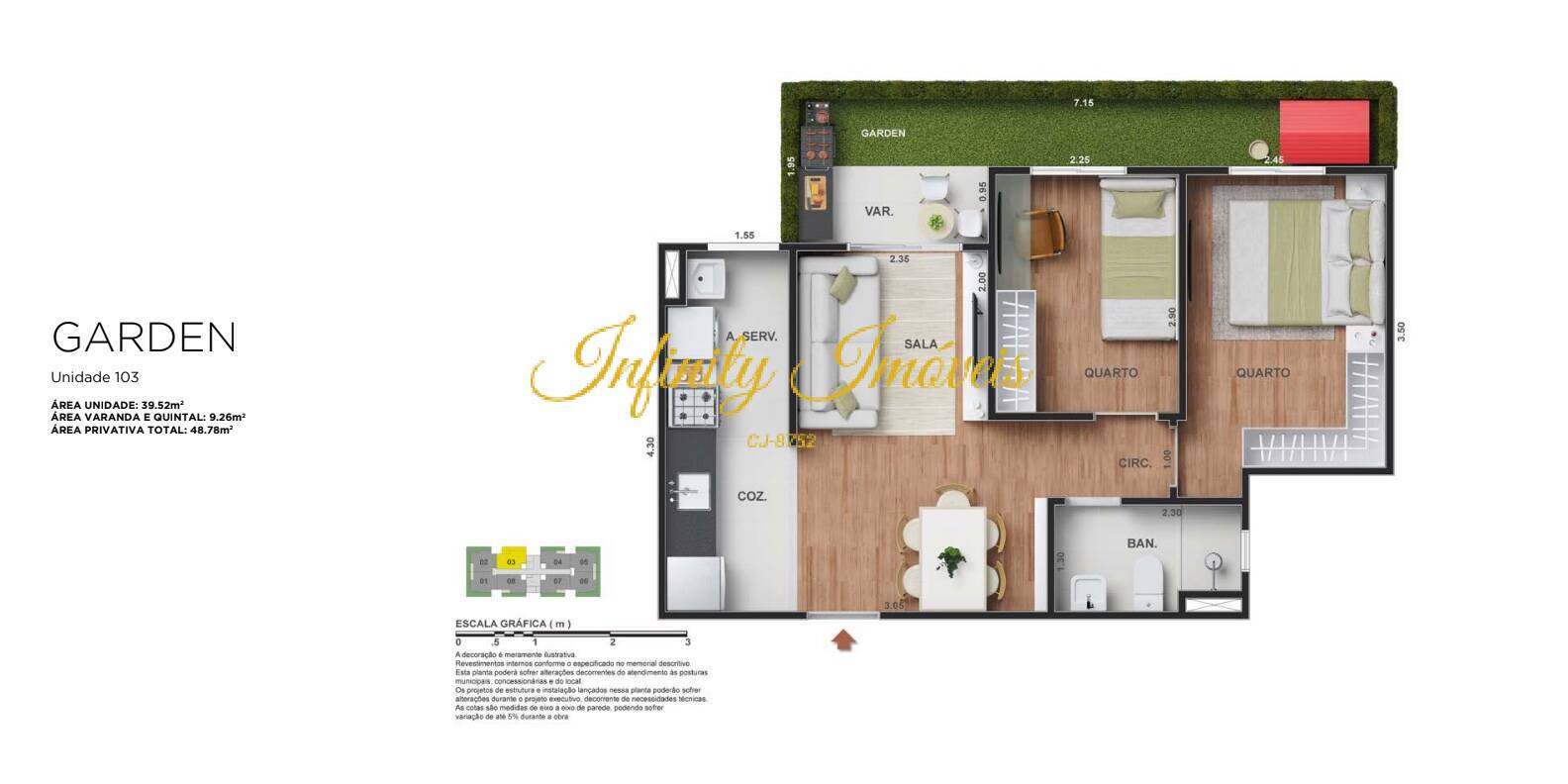 Apartamento, 2 quartos, 48 m² - Foto 11