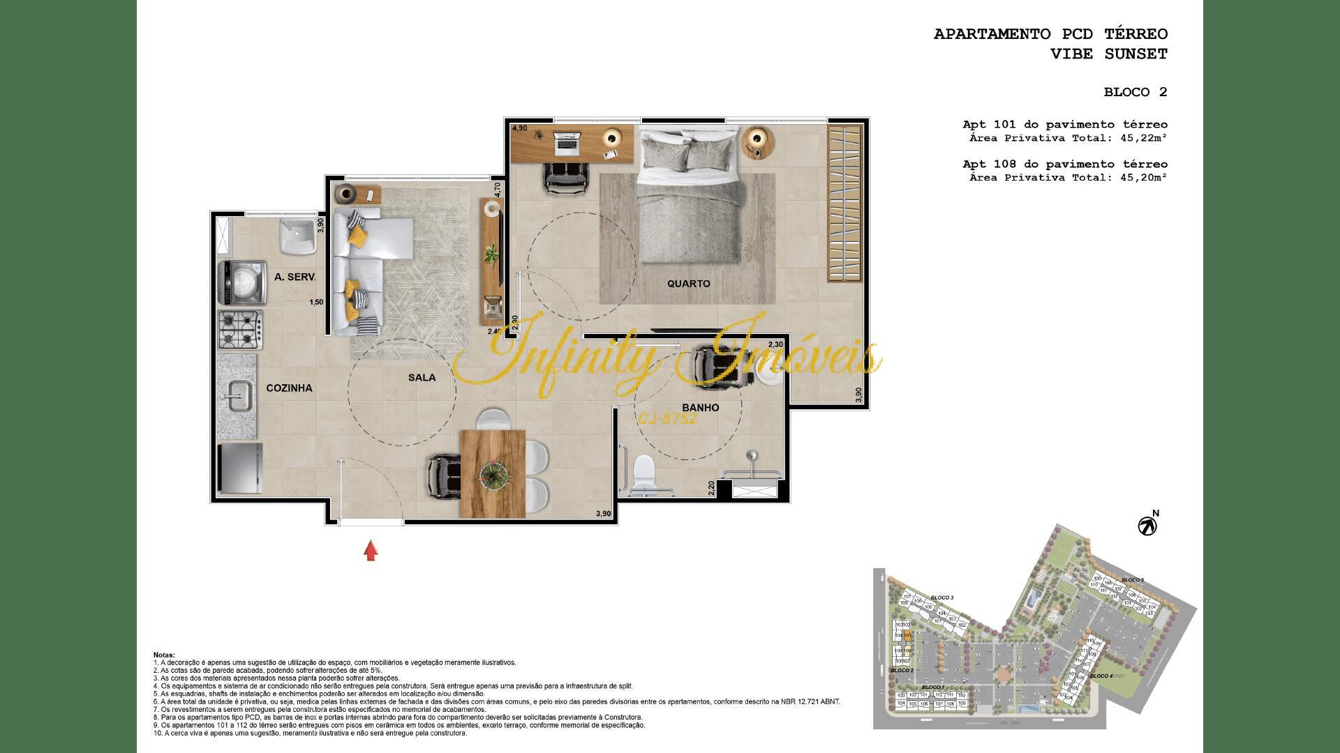 Apartamento, 3 quartos, 56 m² - Foto 23