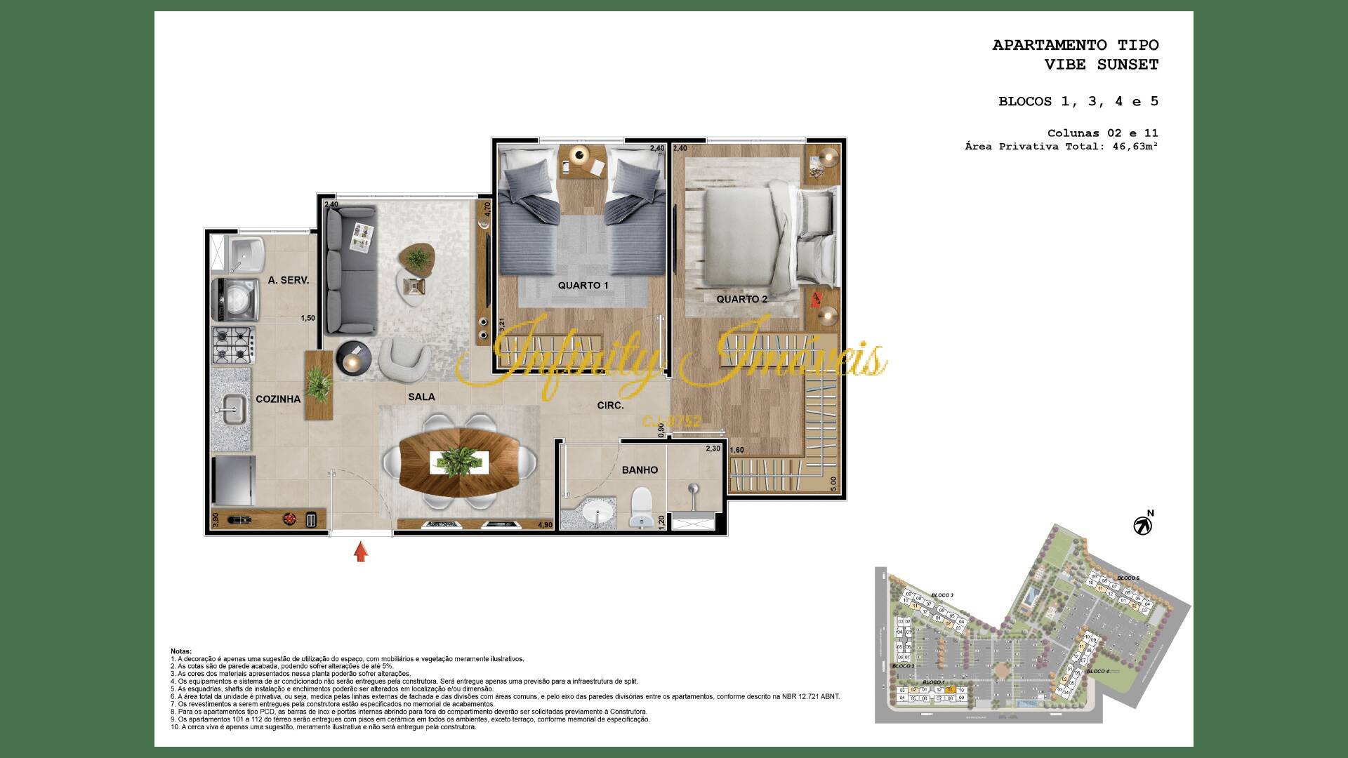 Apartamento, 3 quartos, 56 m² - Foto 28