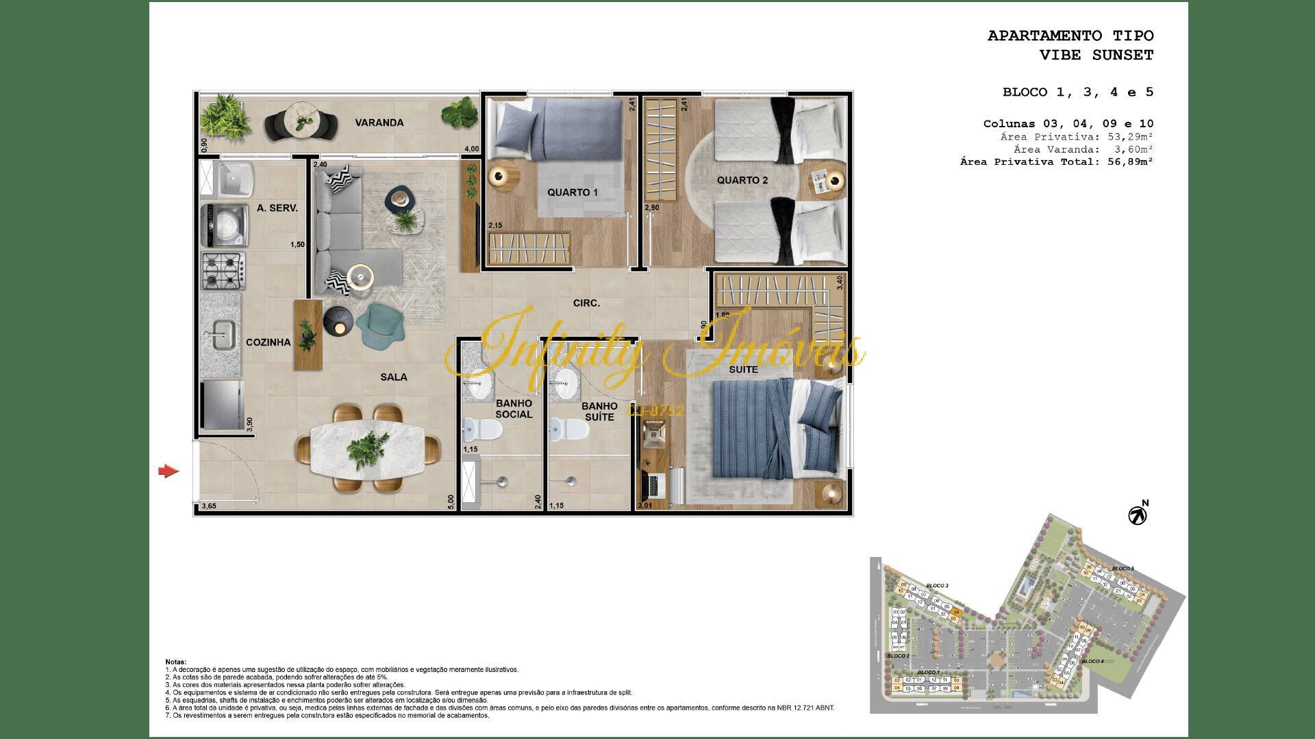 Apartamento, 3 quartos, 56 m² - Foto 29