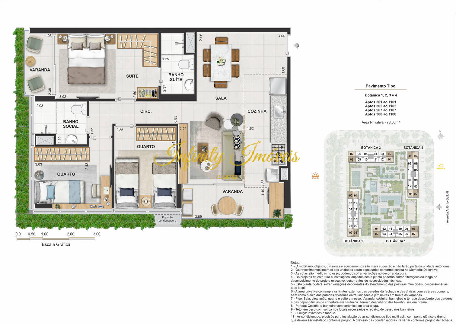Apartamento, 3 quartos, 73 m² - Foto 52