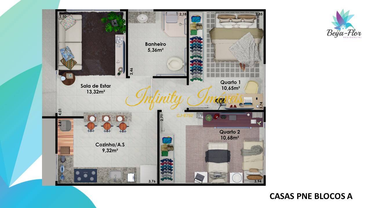 Casa de Condomínio, 2 quartos - Foto 28