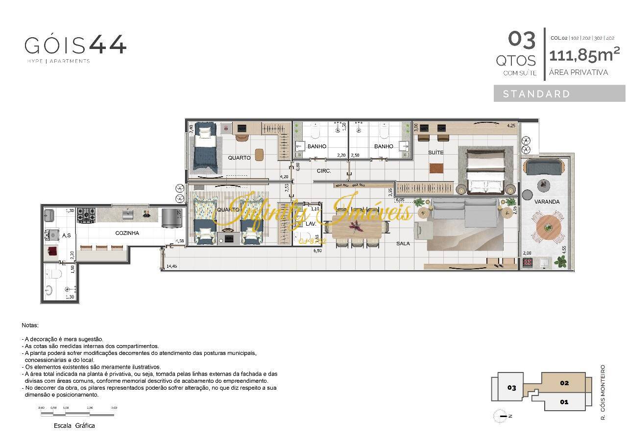 Apartamento, 3 quartos, 124 m² - Foto 21