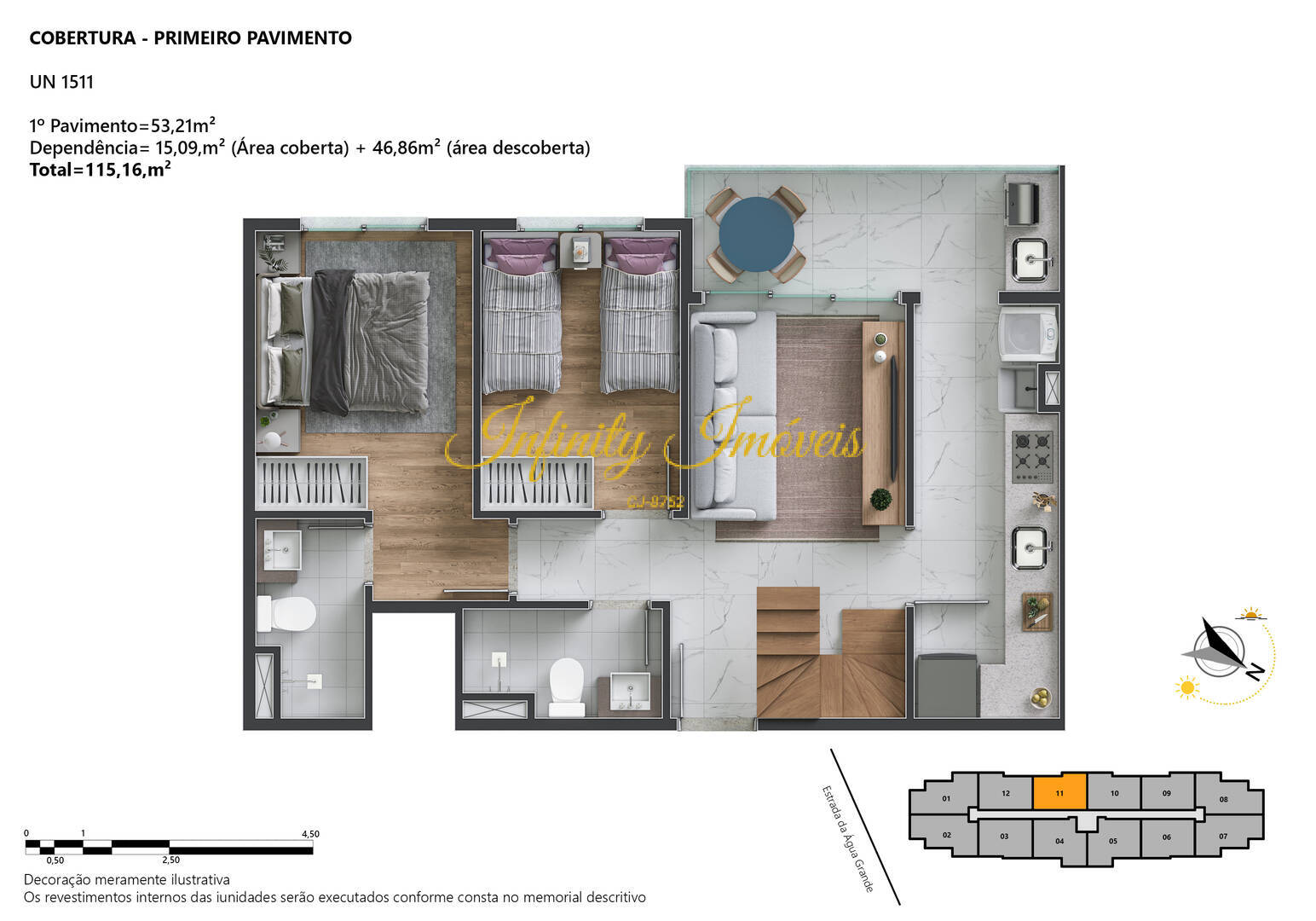 Apartamento, 3 quartos, 64 m² - Foto 39