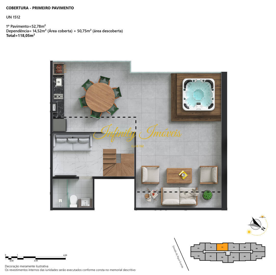 Cobertura, 2 quartos, 114 m² - Foto 33