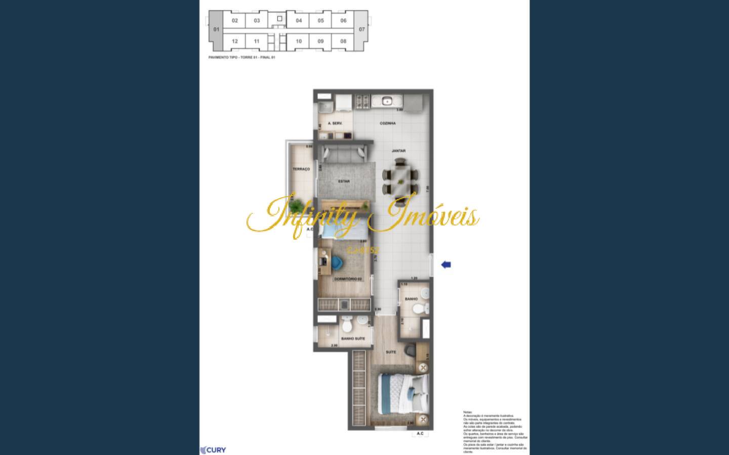 Apartamento, 2 quartos, 55 m² - Foto 31