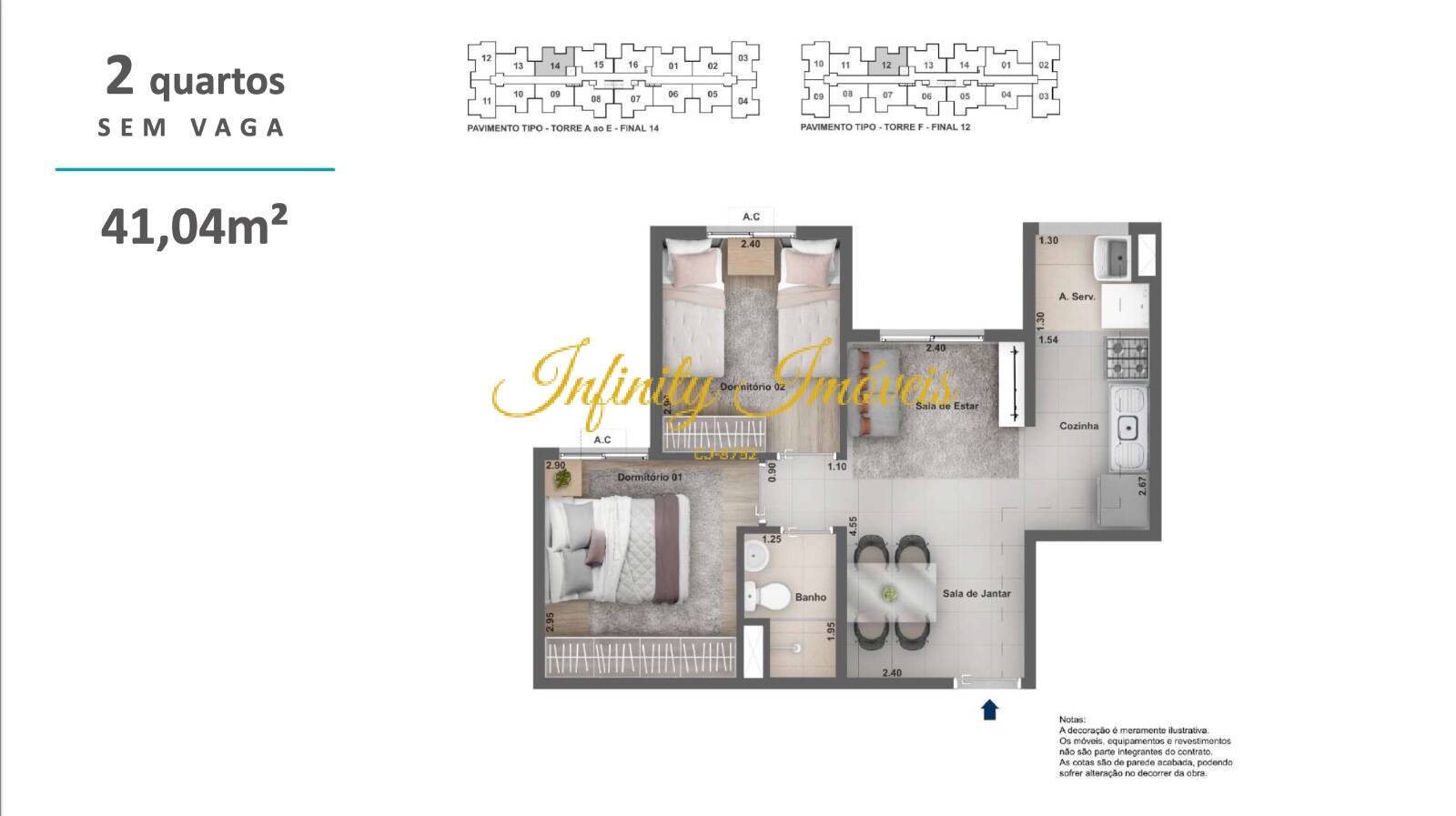 Apartamento, 2 quartos, 41 m² - Foto 22