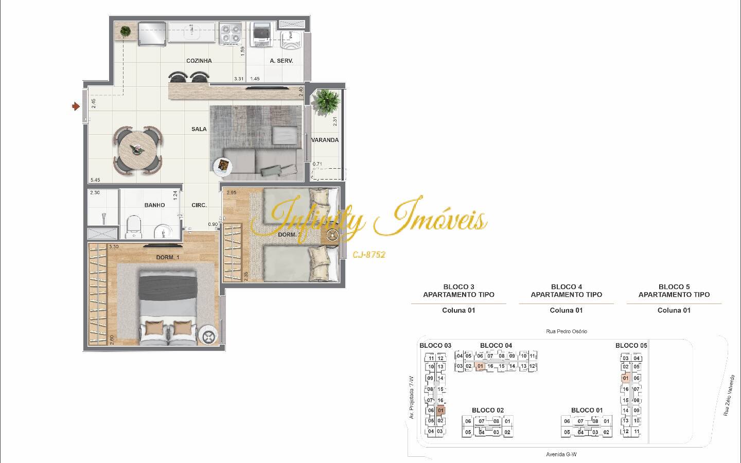 Apartamento, 2 quartos, 48 m² - Foto 21