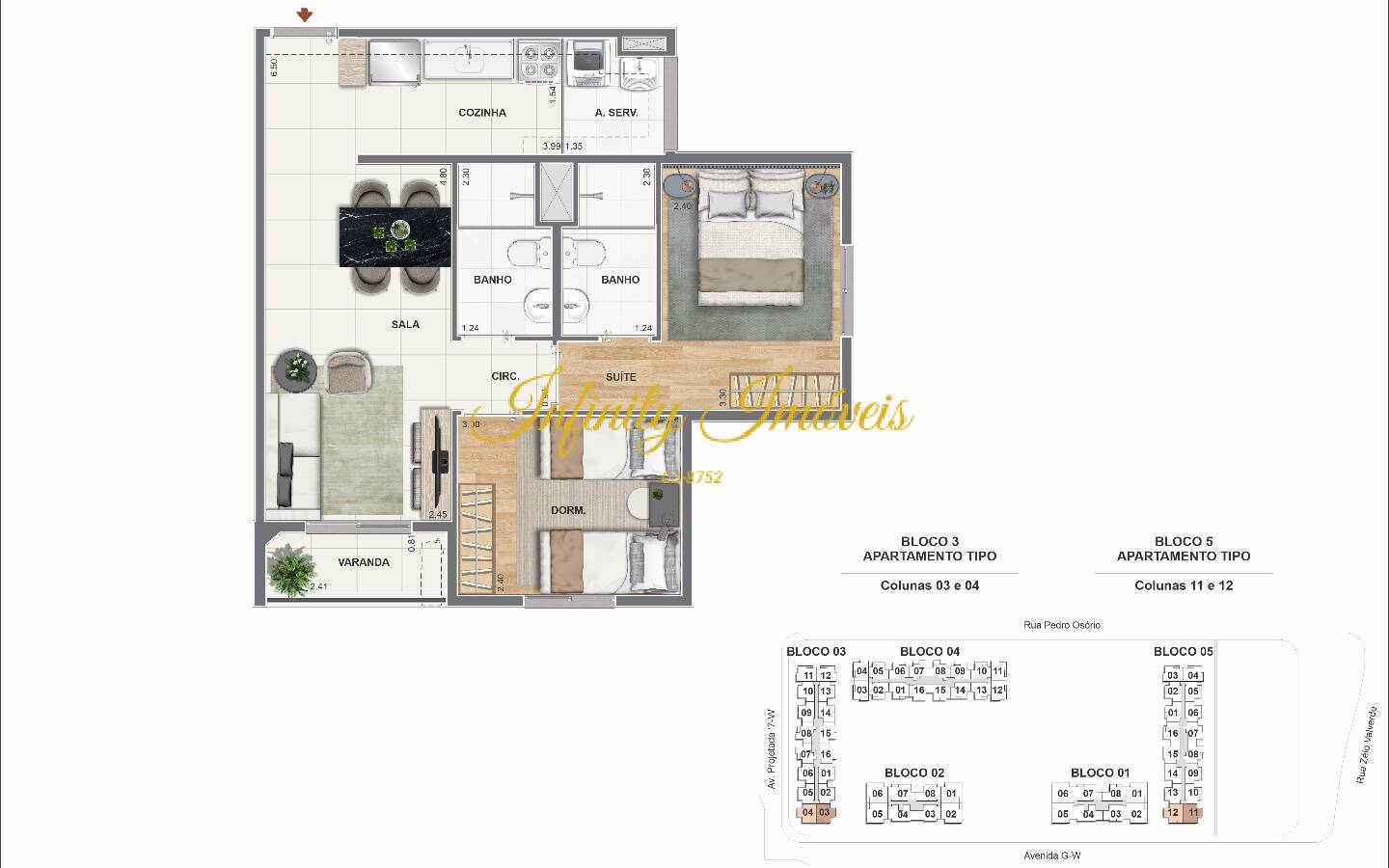 Apartamento, 2 quartos, 48 m² - Foto 23