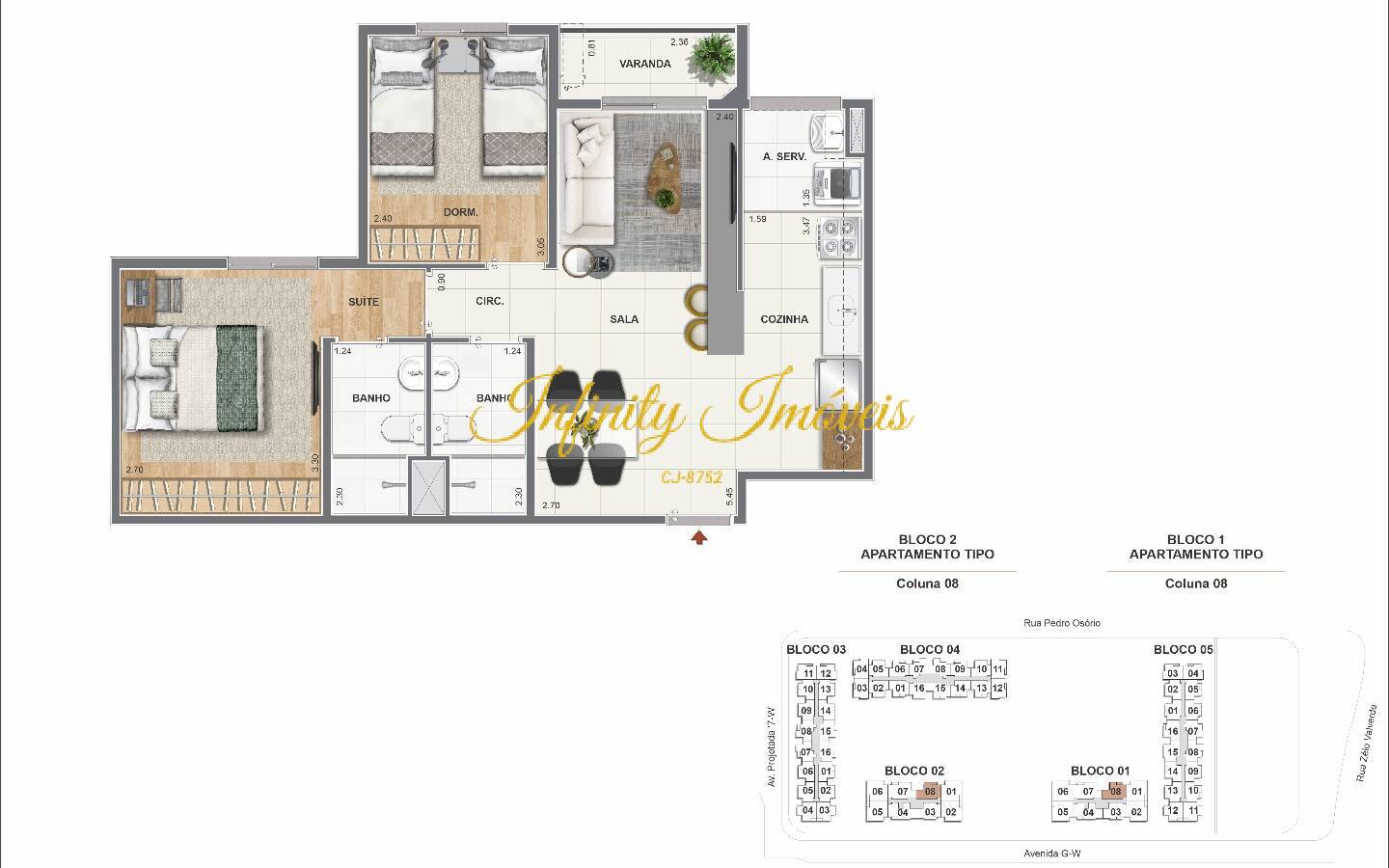 Apartamento, 2 quartos, 48 m² - Foto 27