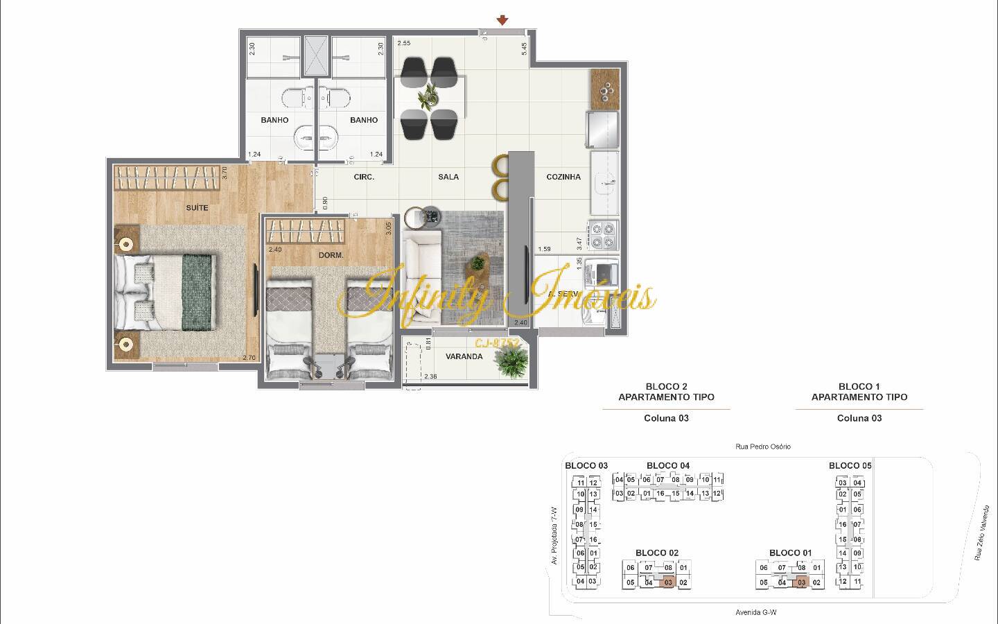 Apartamento, 2 quartos, 48 m² - Foto 24