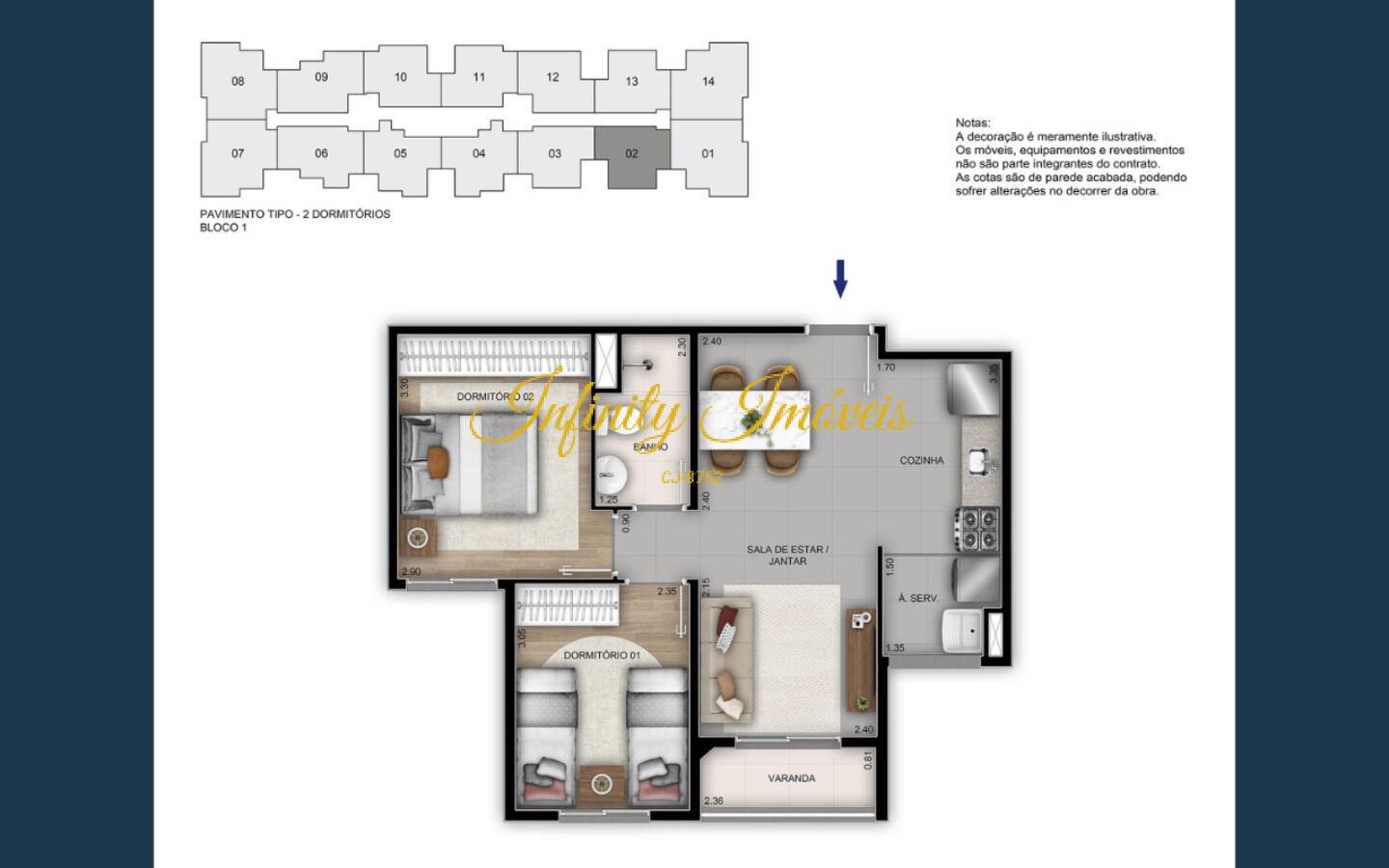 Apartamento, 2 quartos, 47 m² - Foto 28