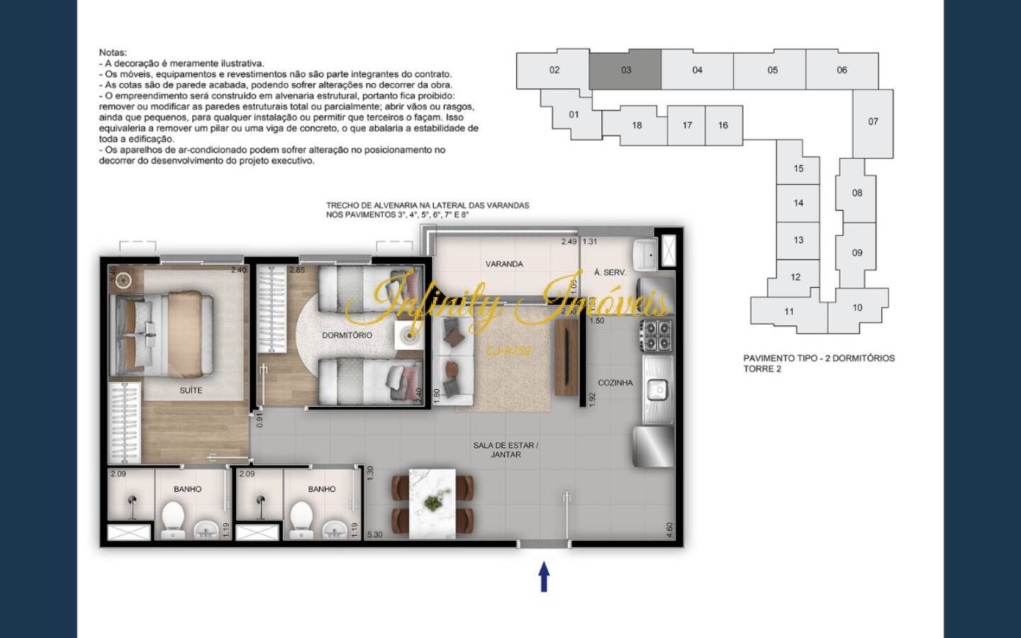 Apartamento, 2 quartos, 43 m² - Foto 40