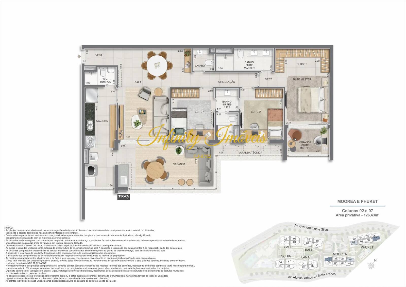 Apartamento, 3 quartos, 123 m² - Foto 72