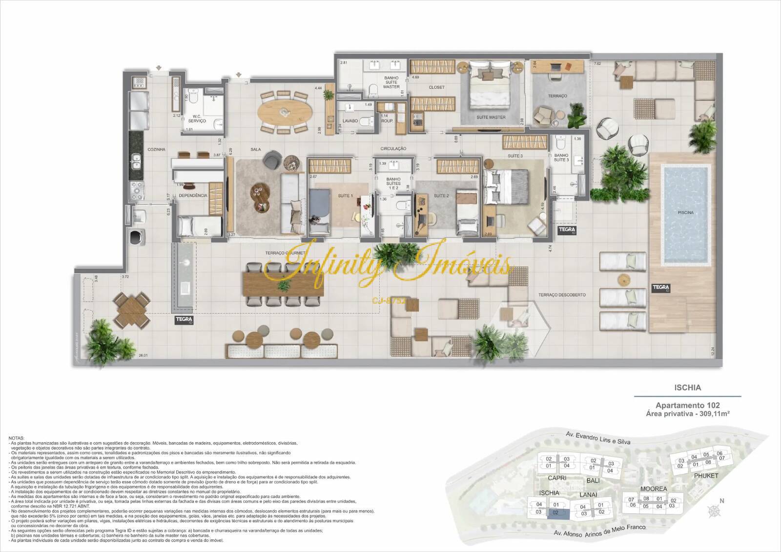 Apartamento, 3 quartos, 186 m² - Foto 74