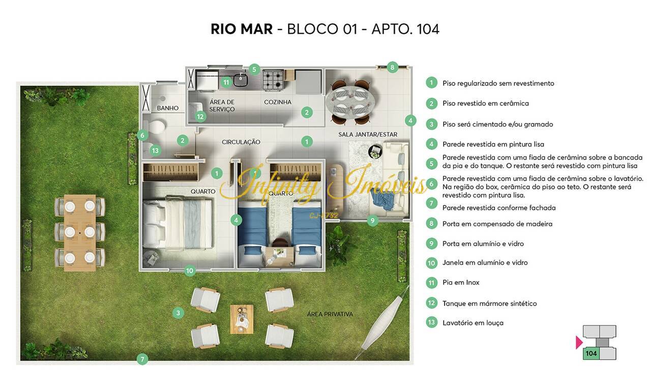Apartamento, 1 quarto, 41 m² - Foto 10