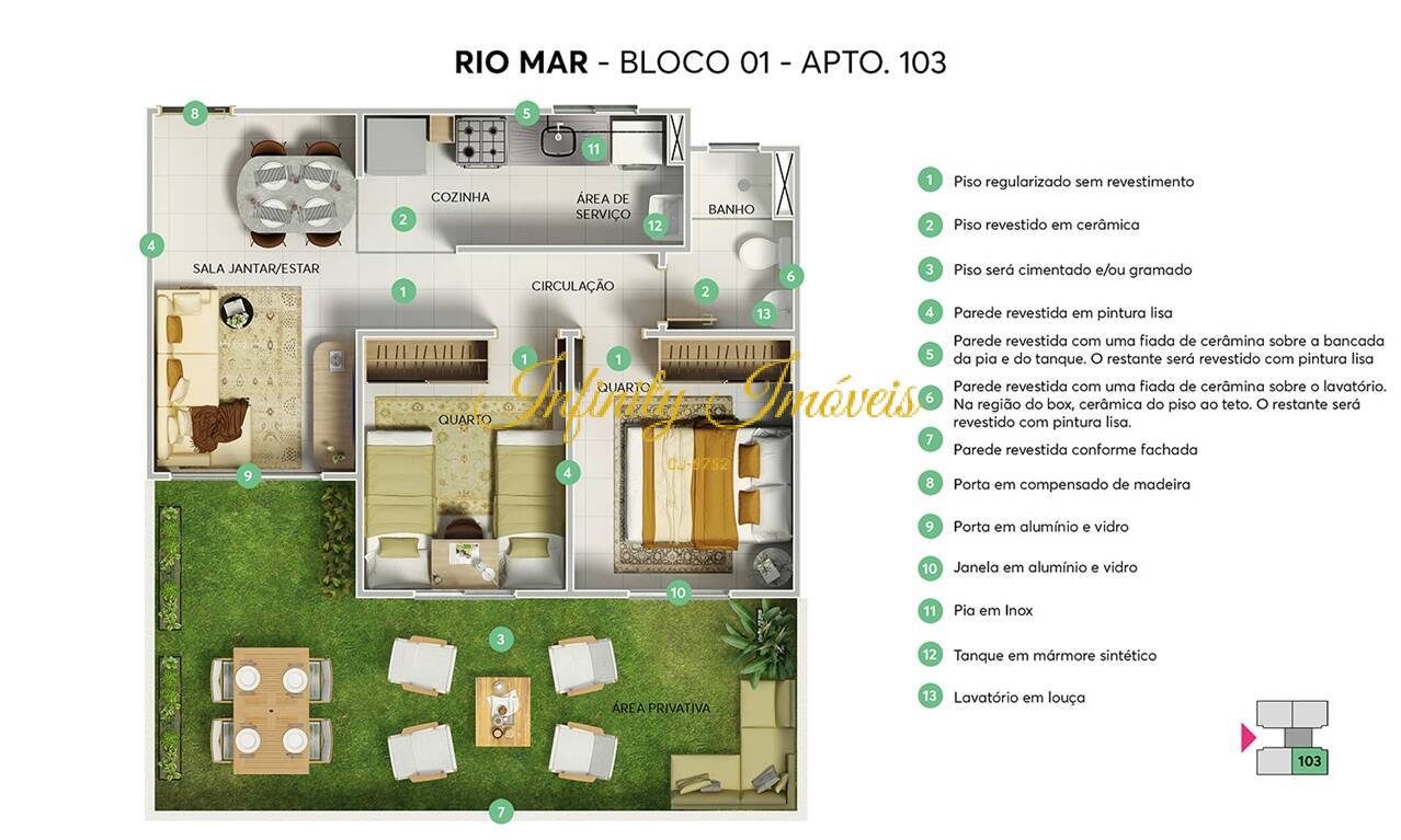 Apartamento, 1 quarto, 41 m² - Foto 9