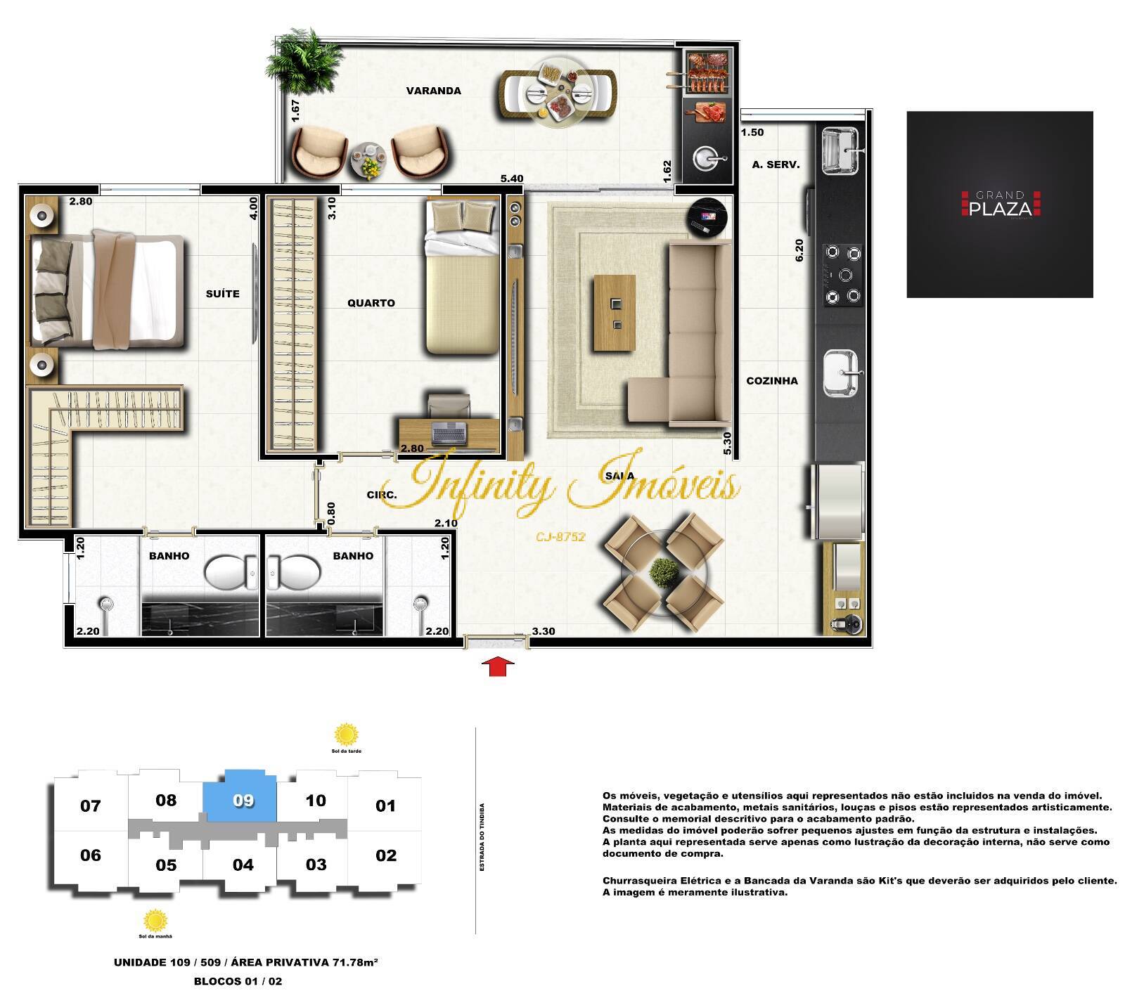 Apartamento, 2 quartos, 71 m² - Foto 14