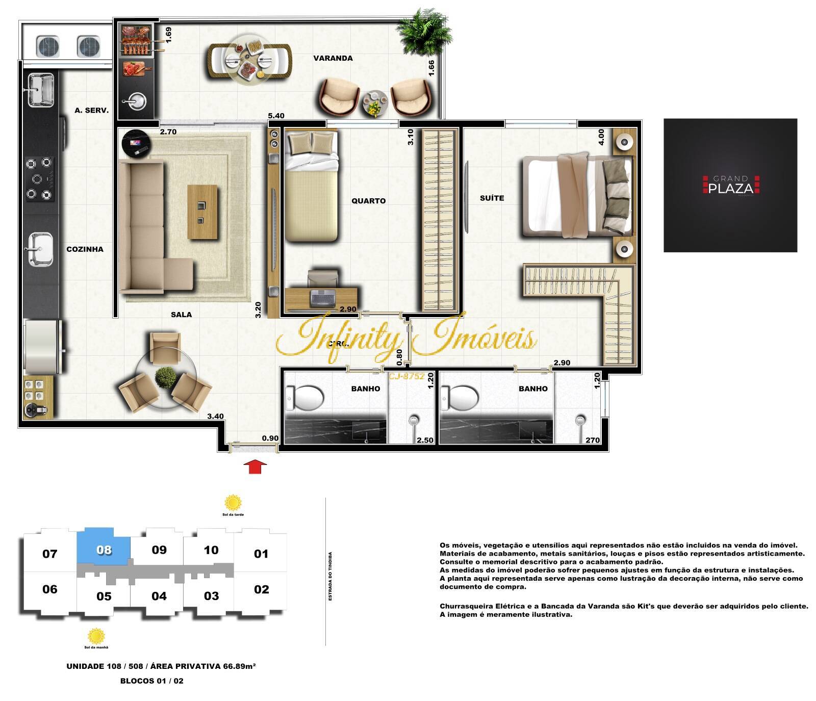 Cobertura, 3 quartos, 121 m² - Foto 40