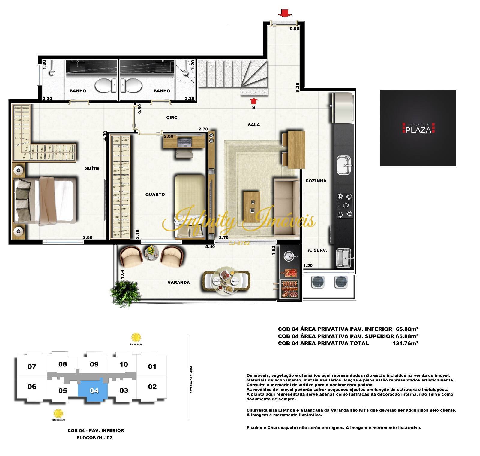 Cobertura, 3 quartos, 128 m² - Foto 23