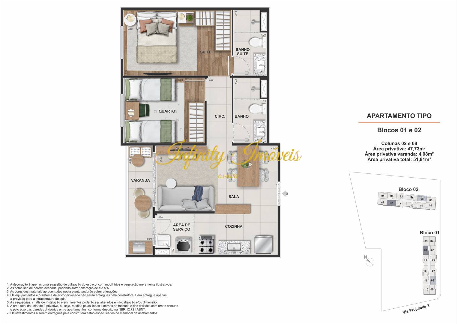 Apartamento, 2 quartos, 53 m² - Foto 33