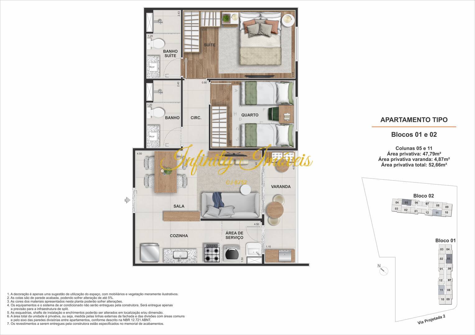 Apartamento, 3 quartos, 59 m² - Foto 35
