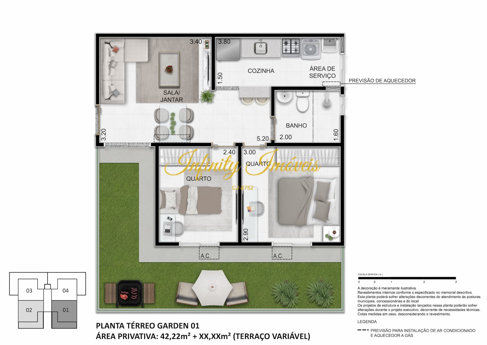 Apartamento, 1 quarto, 62 m² - Foto 11