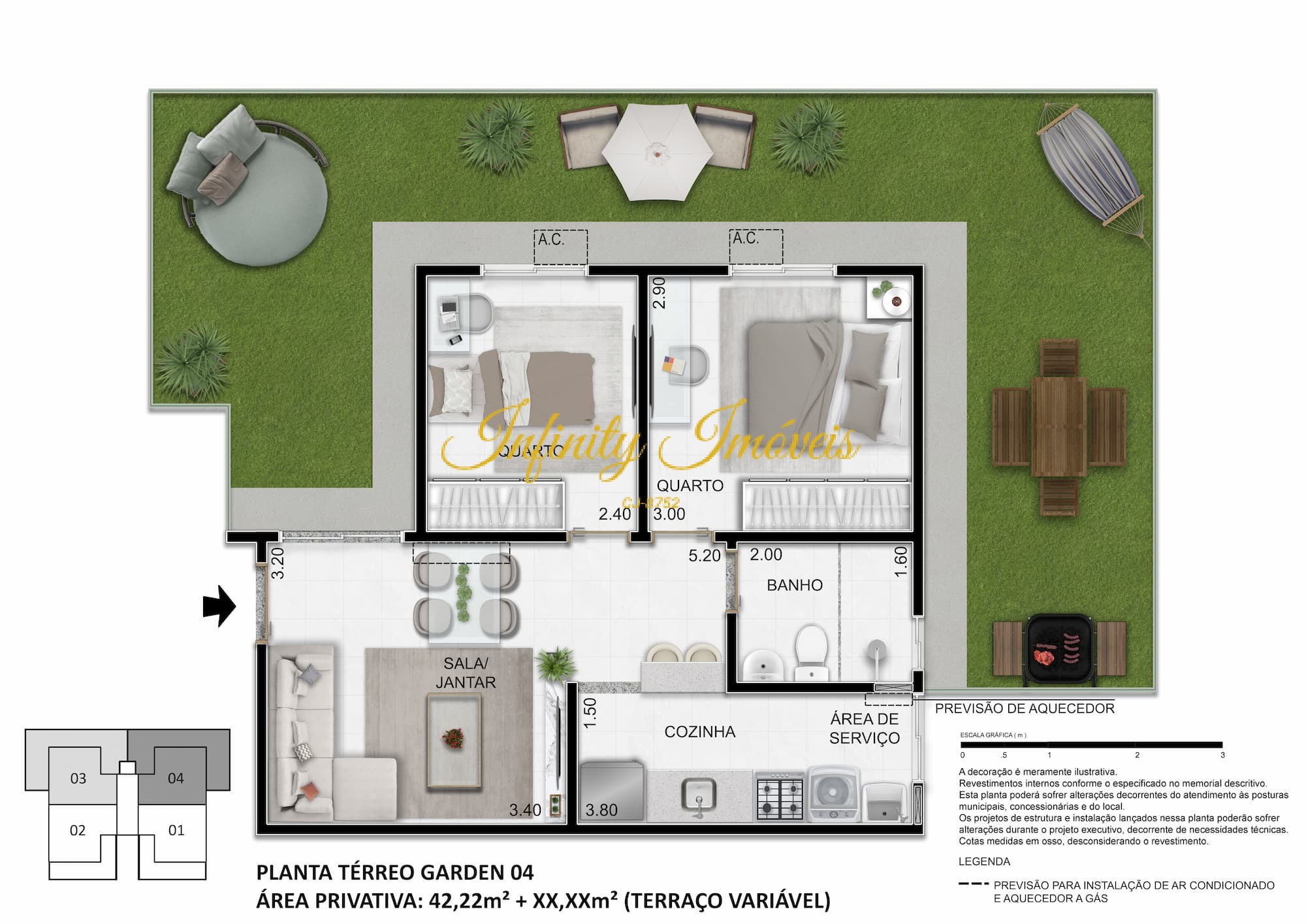 Apartamento, 1 quarto, 62 m² - Foto 13