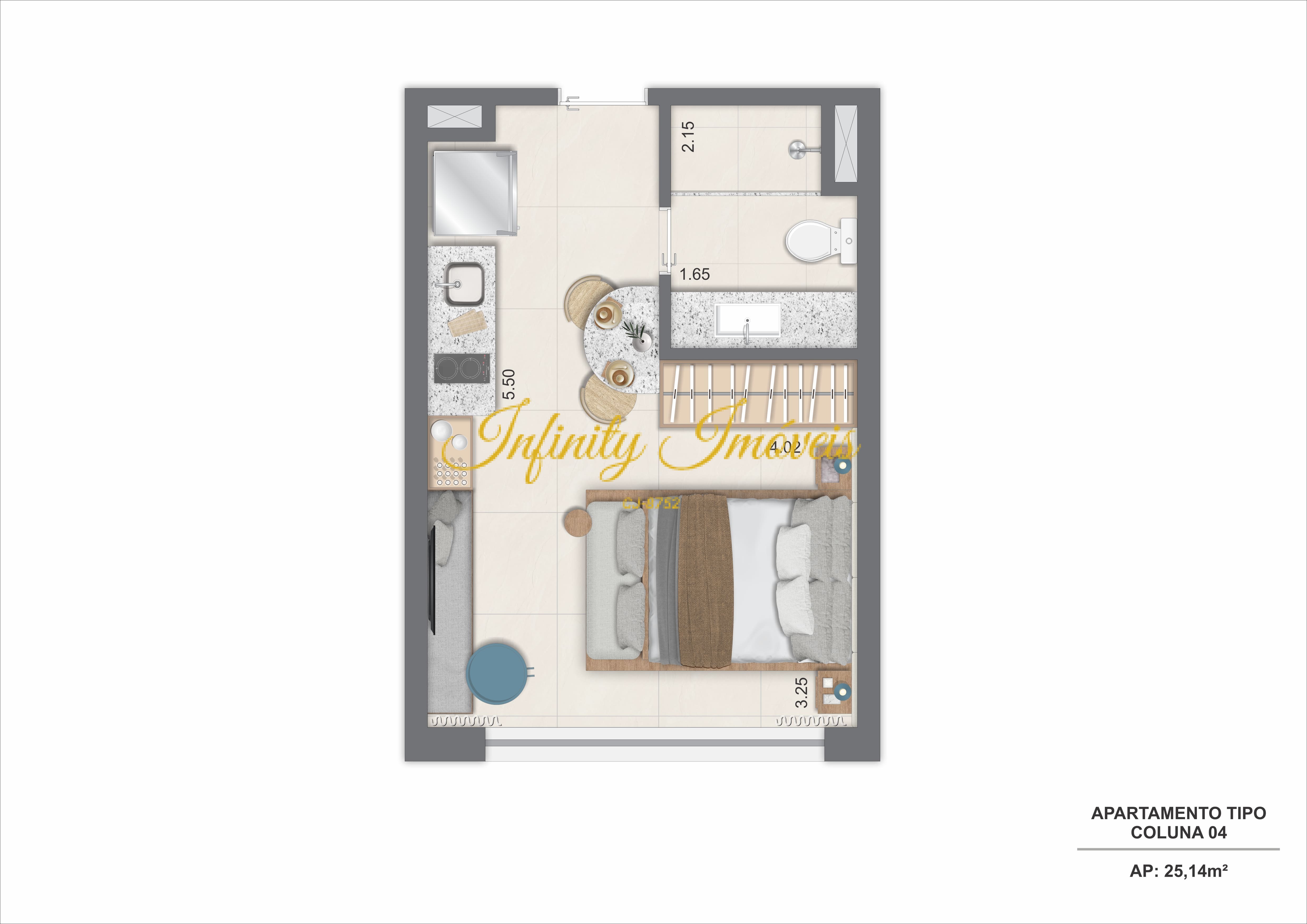 Apartamento, 1 quarto, 31 m² - Foto 29