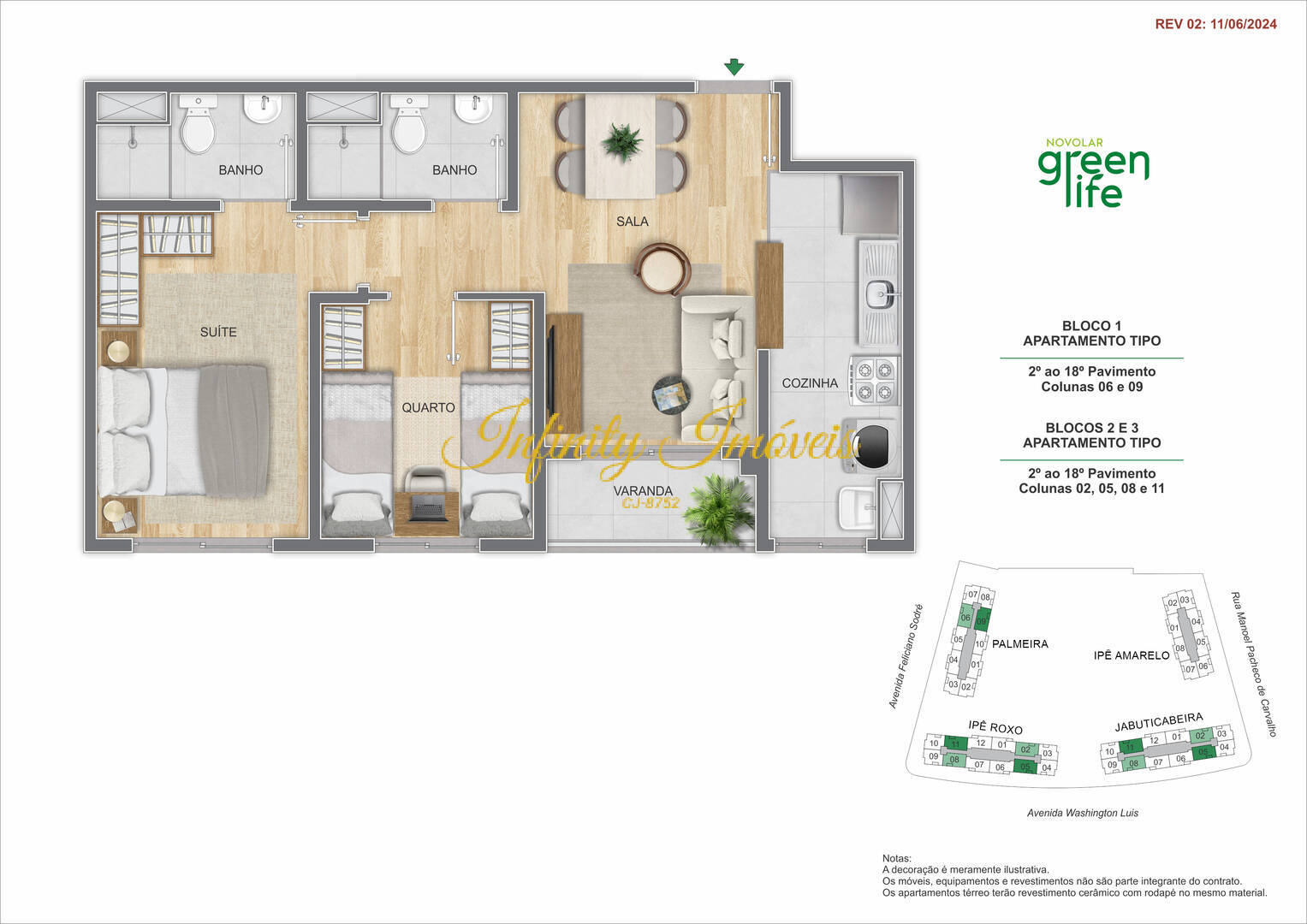 Apartamento, 2 quartos, 64 m² - Foto 74