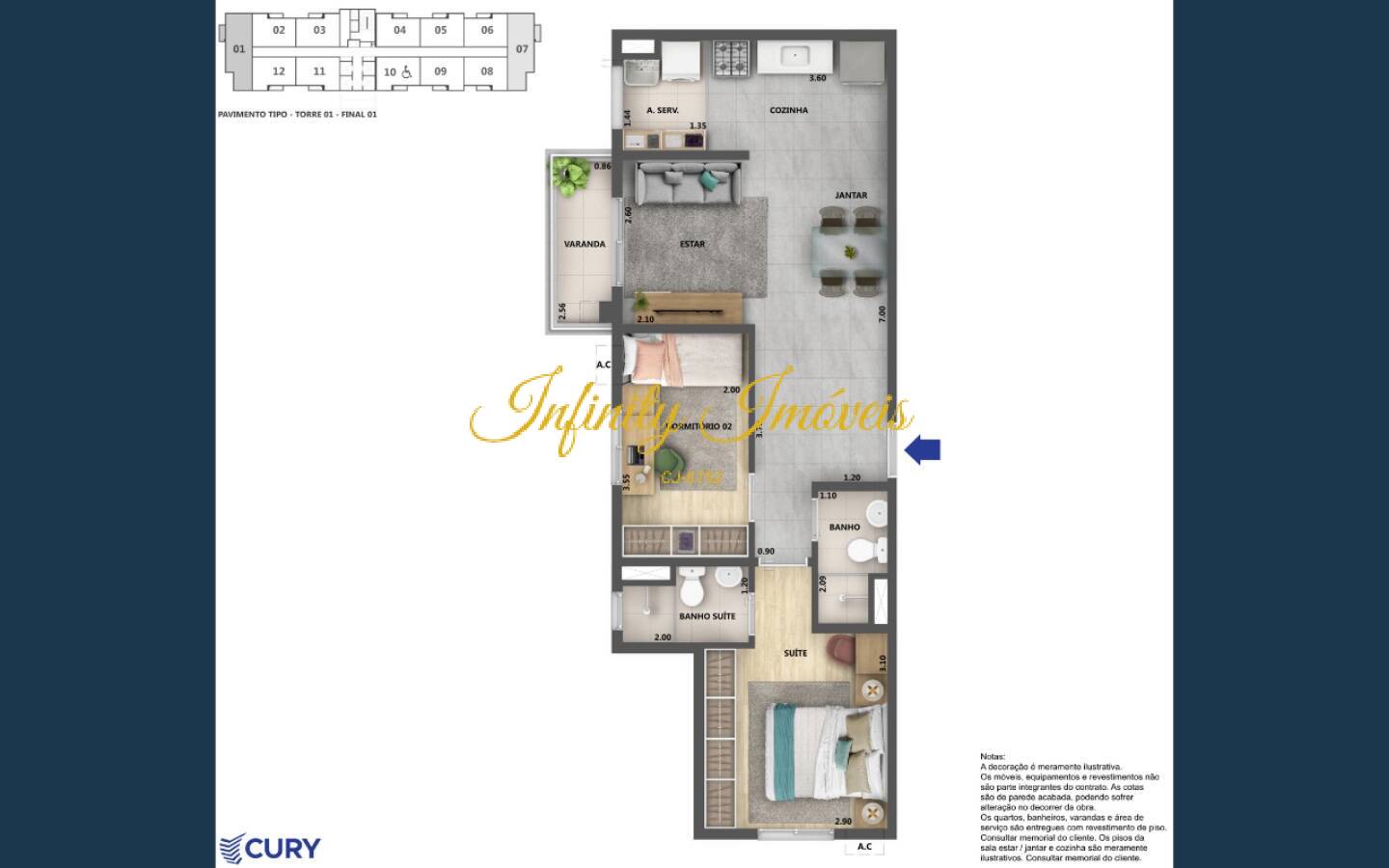 Apartamento, 3 quartos, 63 m² - Foto 13