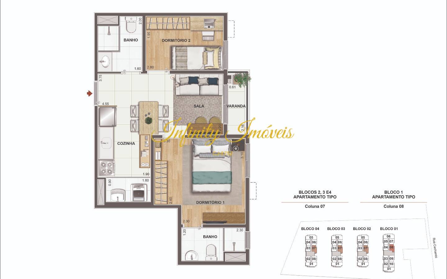 Apartamento, 2 quartos, 44 m² - Foto 23