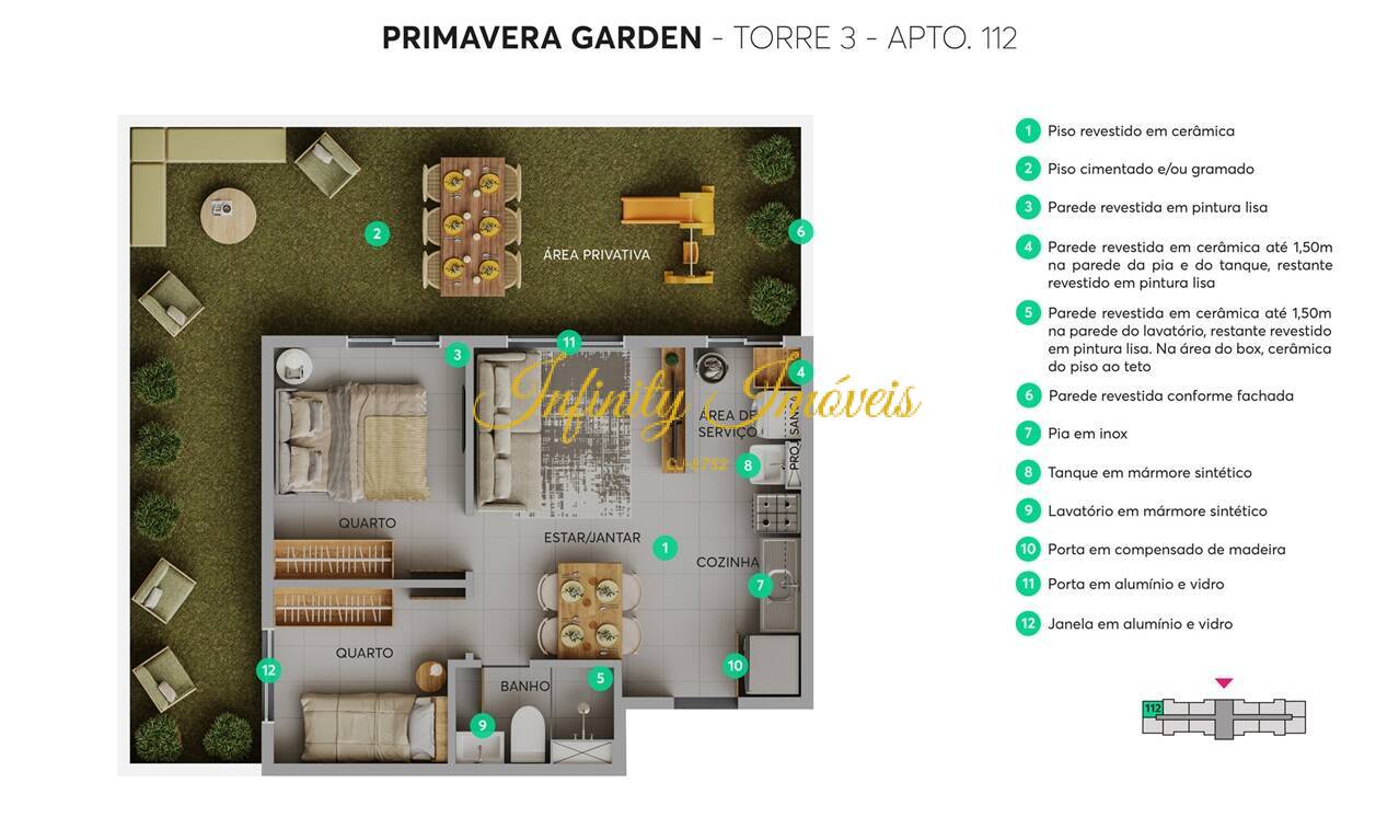 Apartamento, 2 quartos, 40 m² - Foto 14